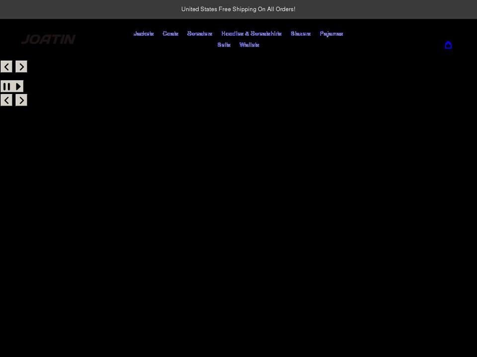 joatin.com shopify website screenshot