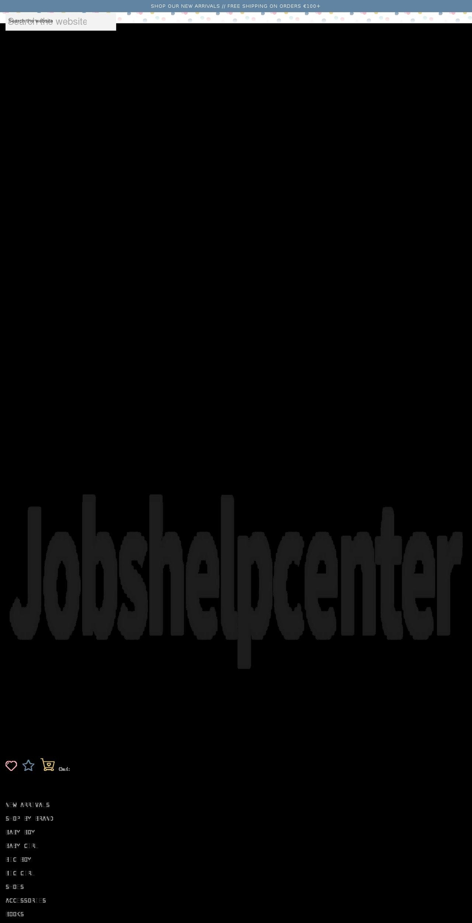 jobshelpcenter.com shopify website screenshot