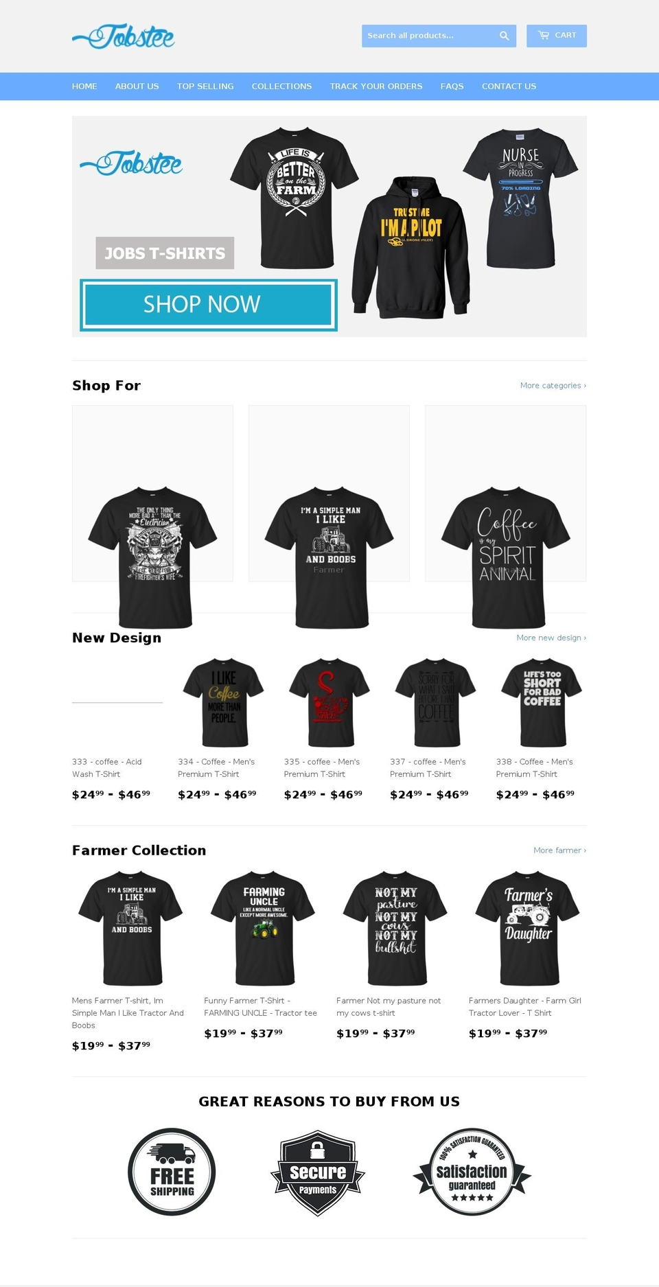 jobstee.com — Shopify storefront screenshot