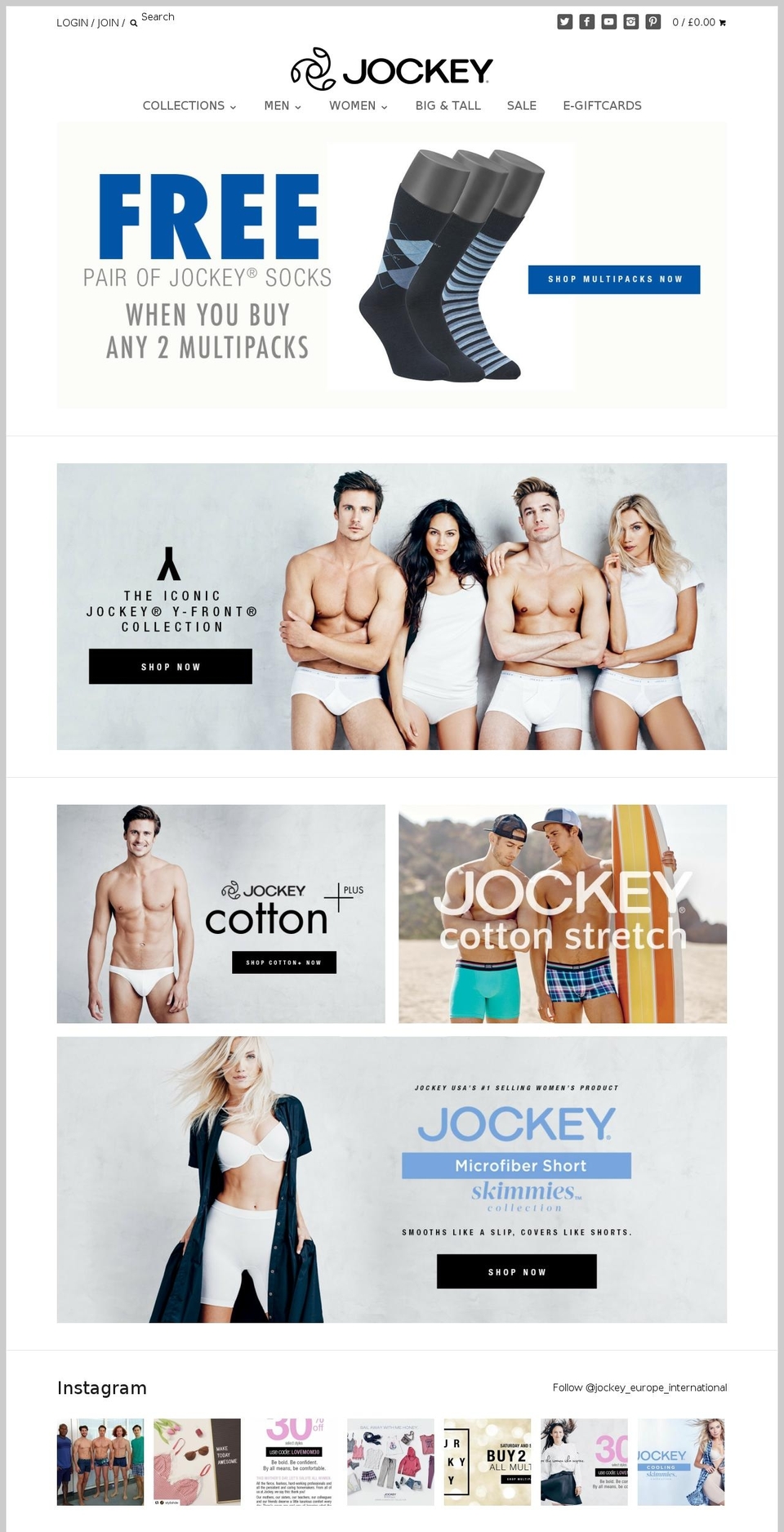 jockey.co.uk shopify website screenshot