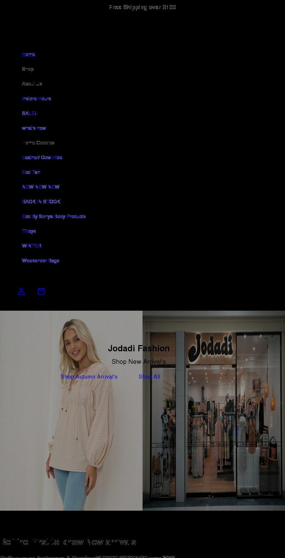 jodadi.com.au shopify website screenshot
