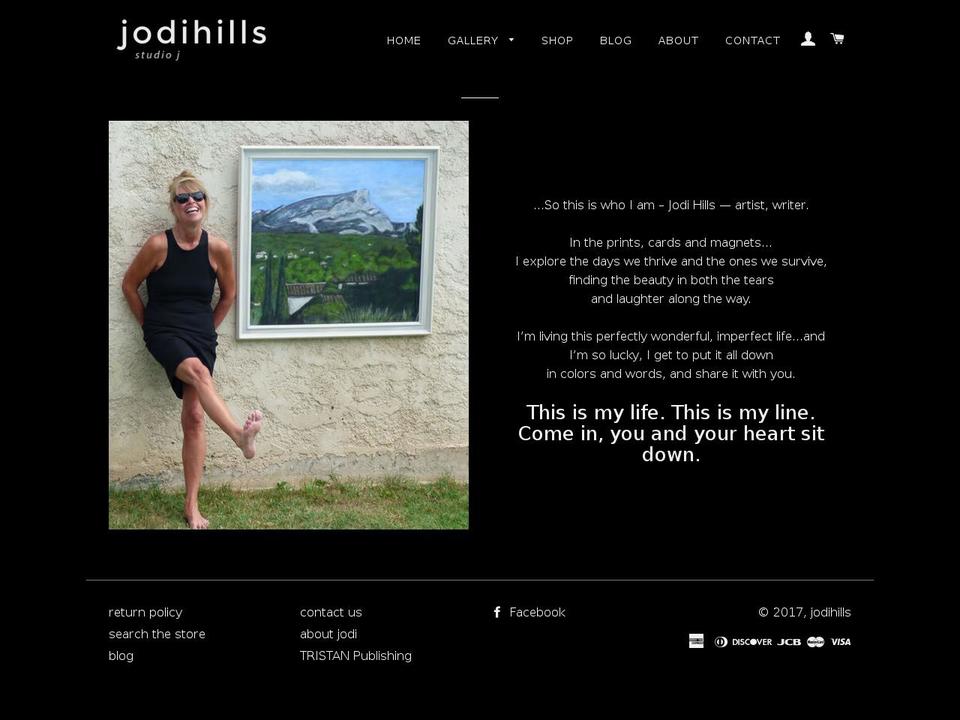 jodihills.com shopify website screenshot