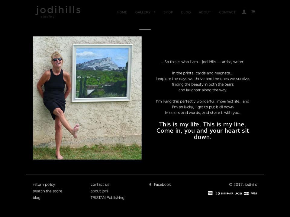 jodihills.org shopify website screenshot