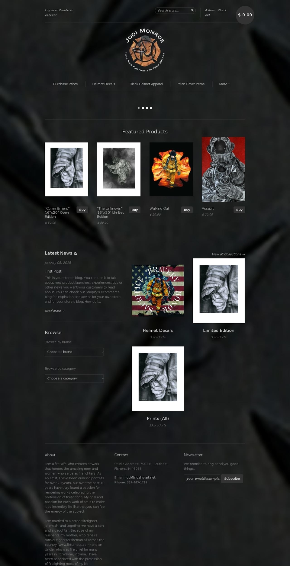 jodimonroe.com shopify website screenshot