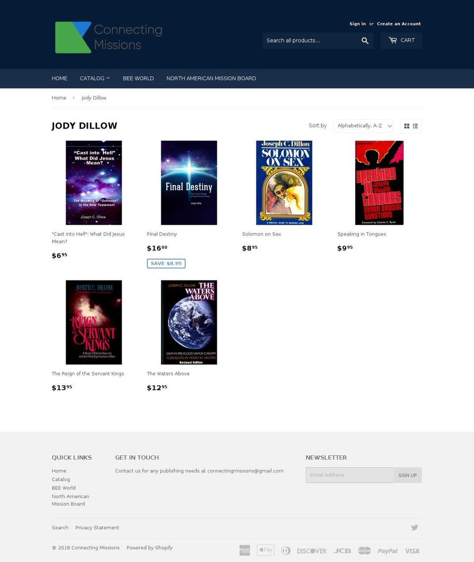 jodydillow.com — Shopify storefront screenshot