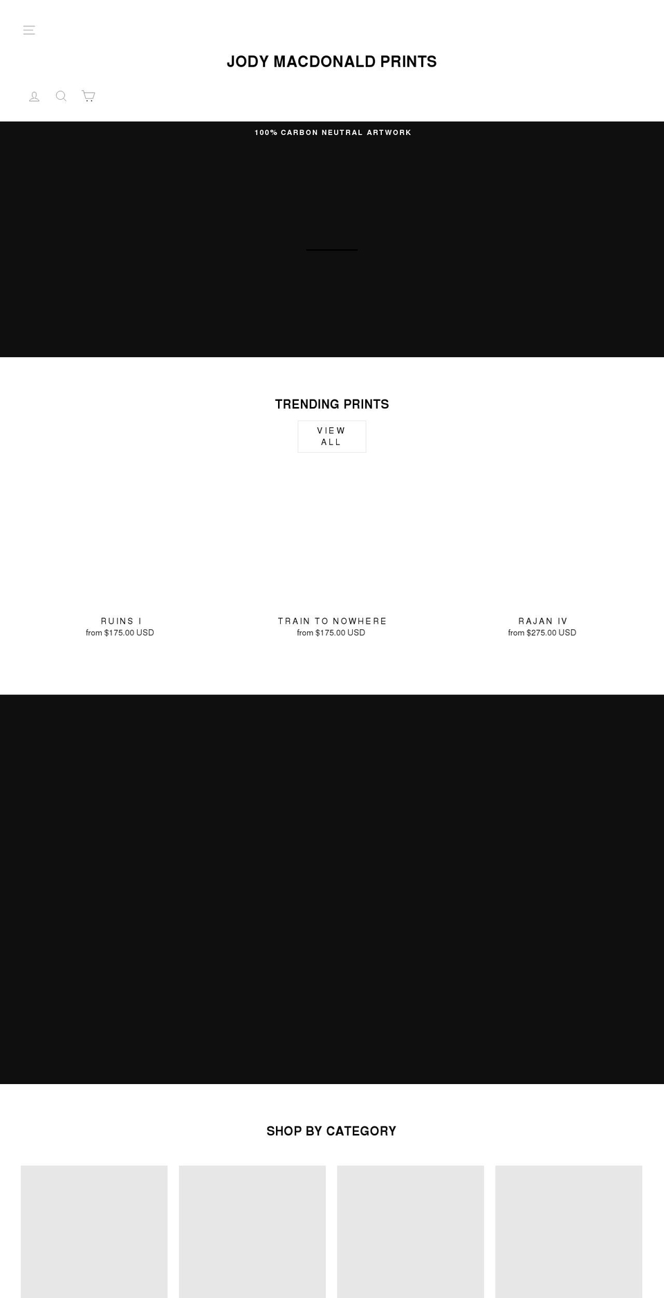 jodymacdonaldprints.com shopify website screenshot