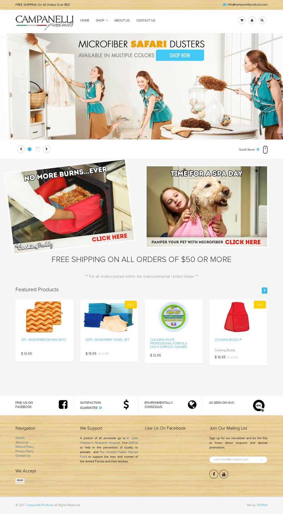joecampanella.com shopify website screenshot