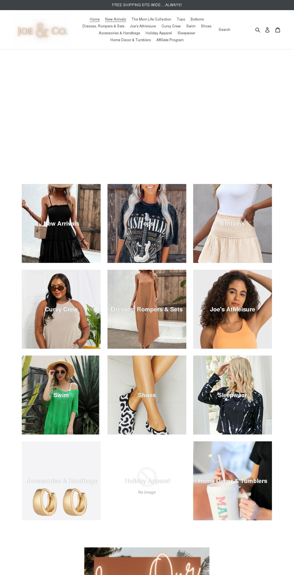 joecostyle.com shopify website screenshot
