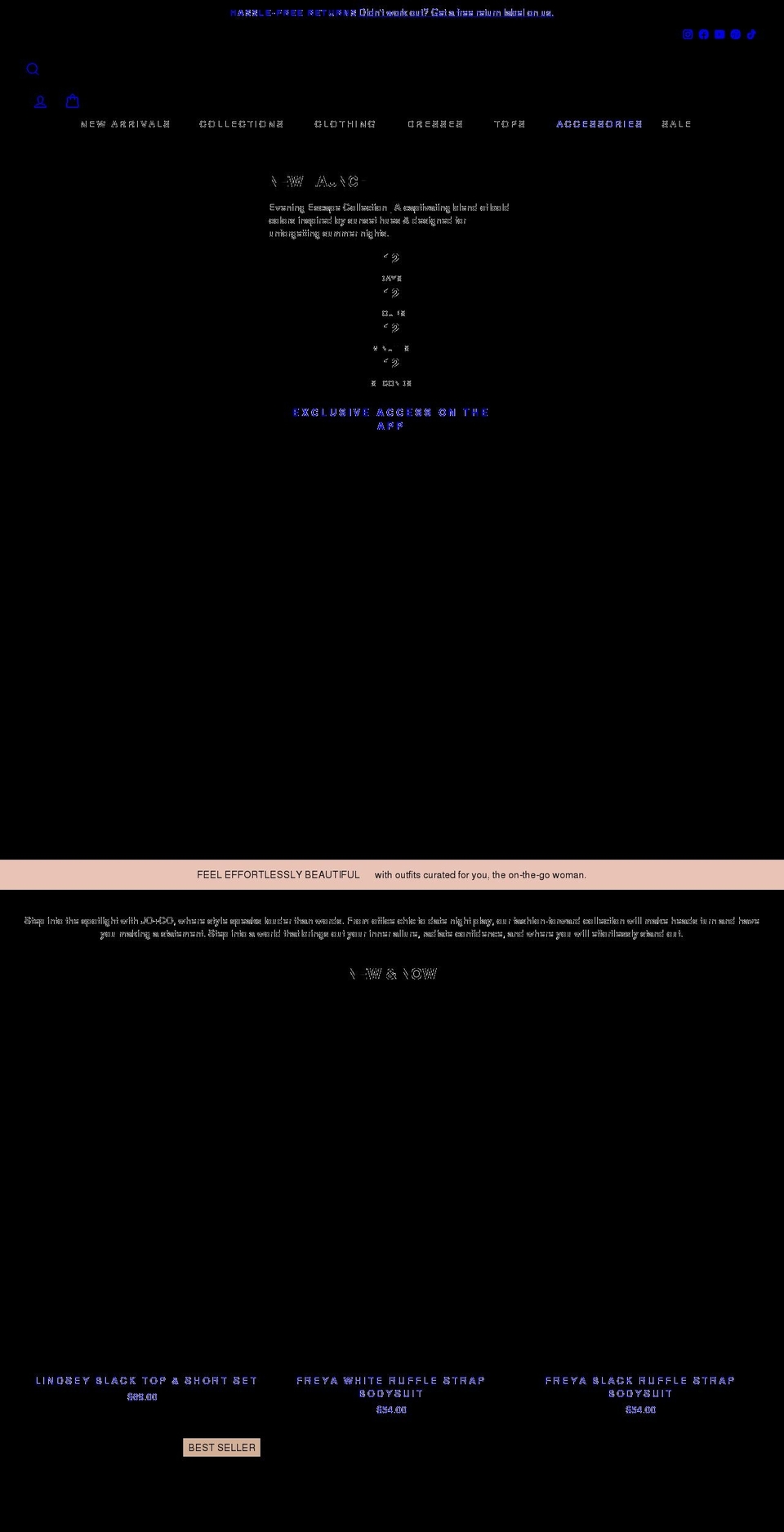 joelleandco.com — Shopify storefront screenshot