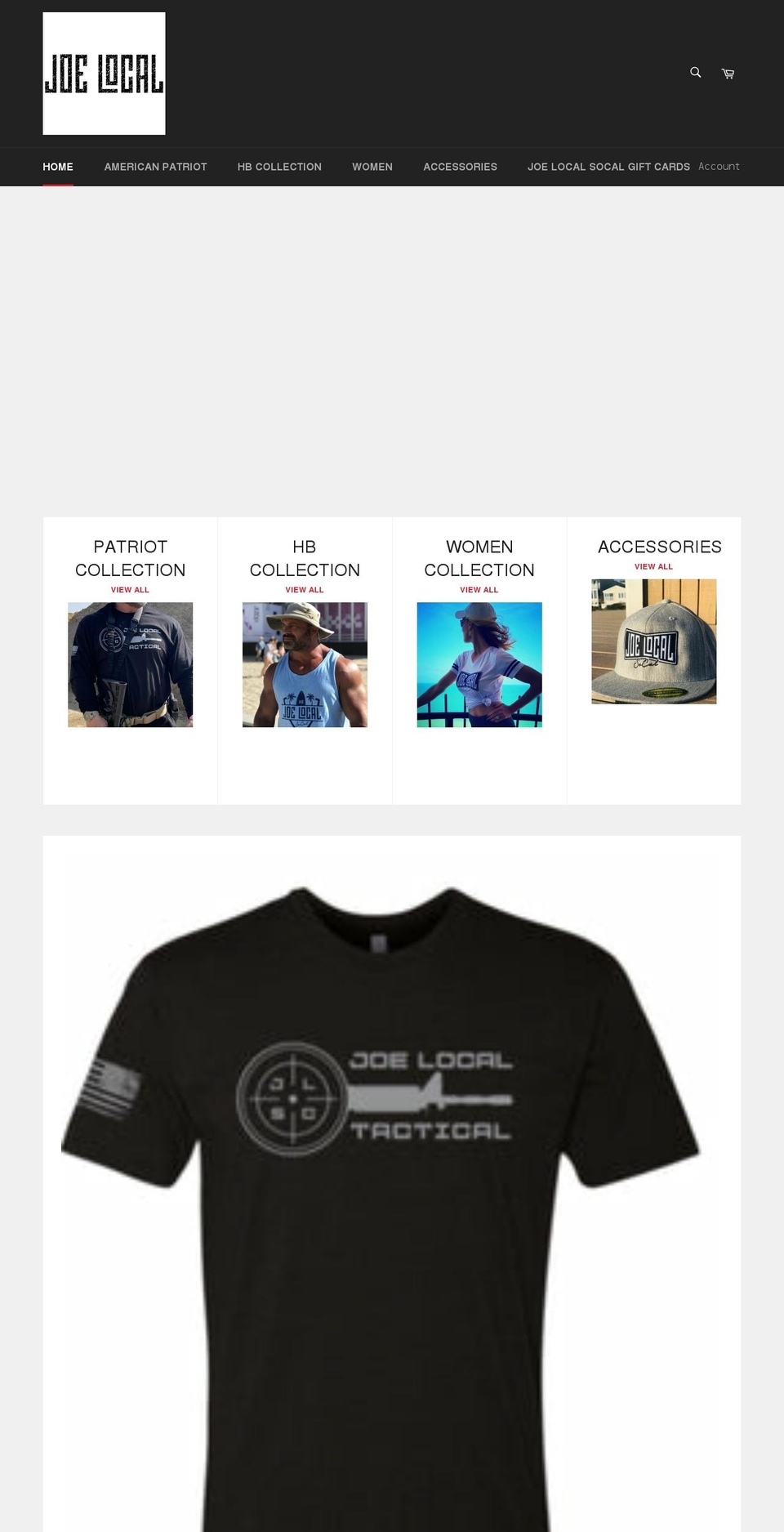 joelocal.shop shopify website screenshot