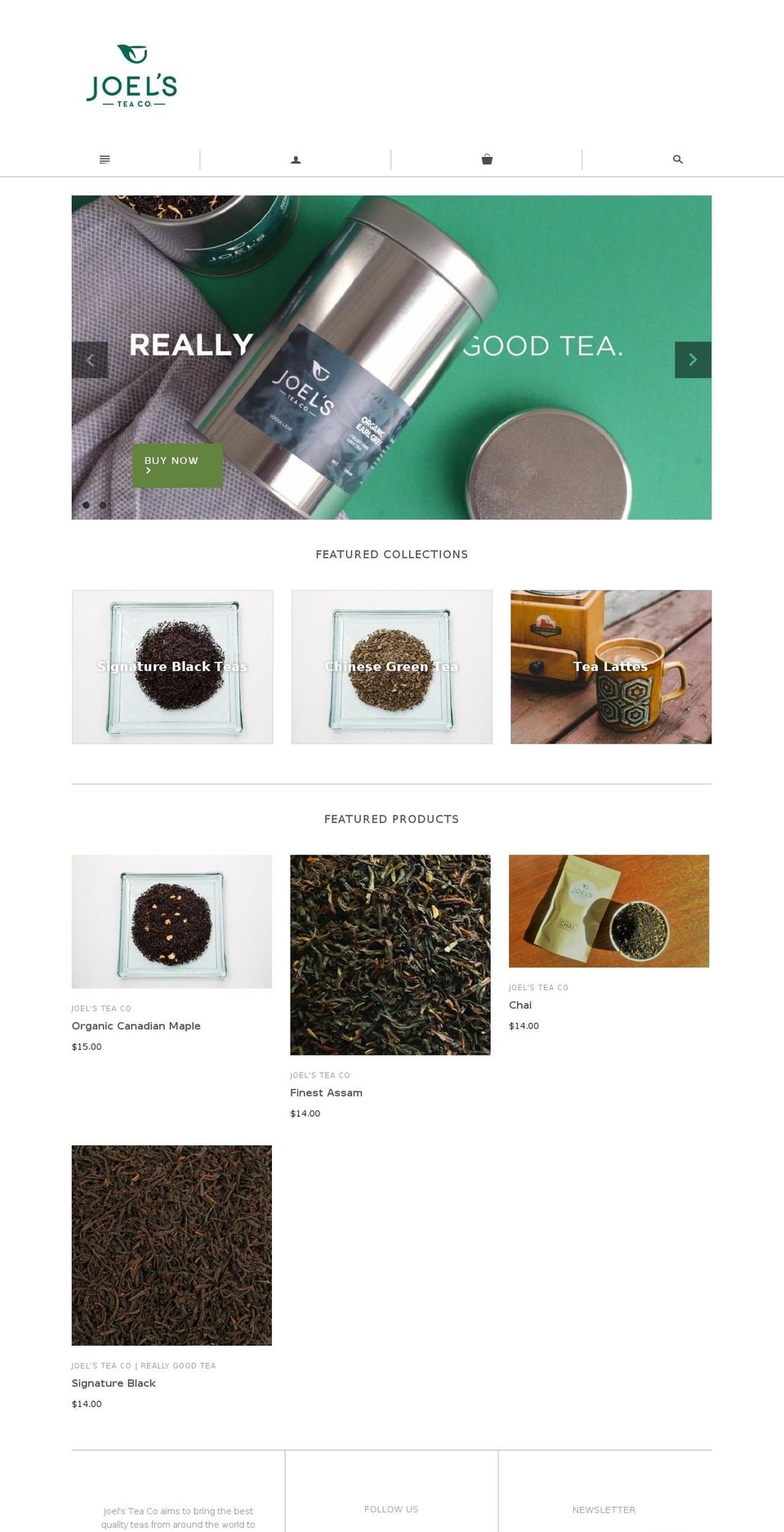 joelstea.com — Shopify storefront screenshot