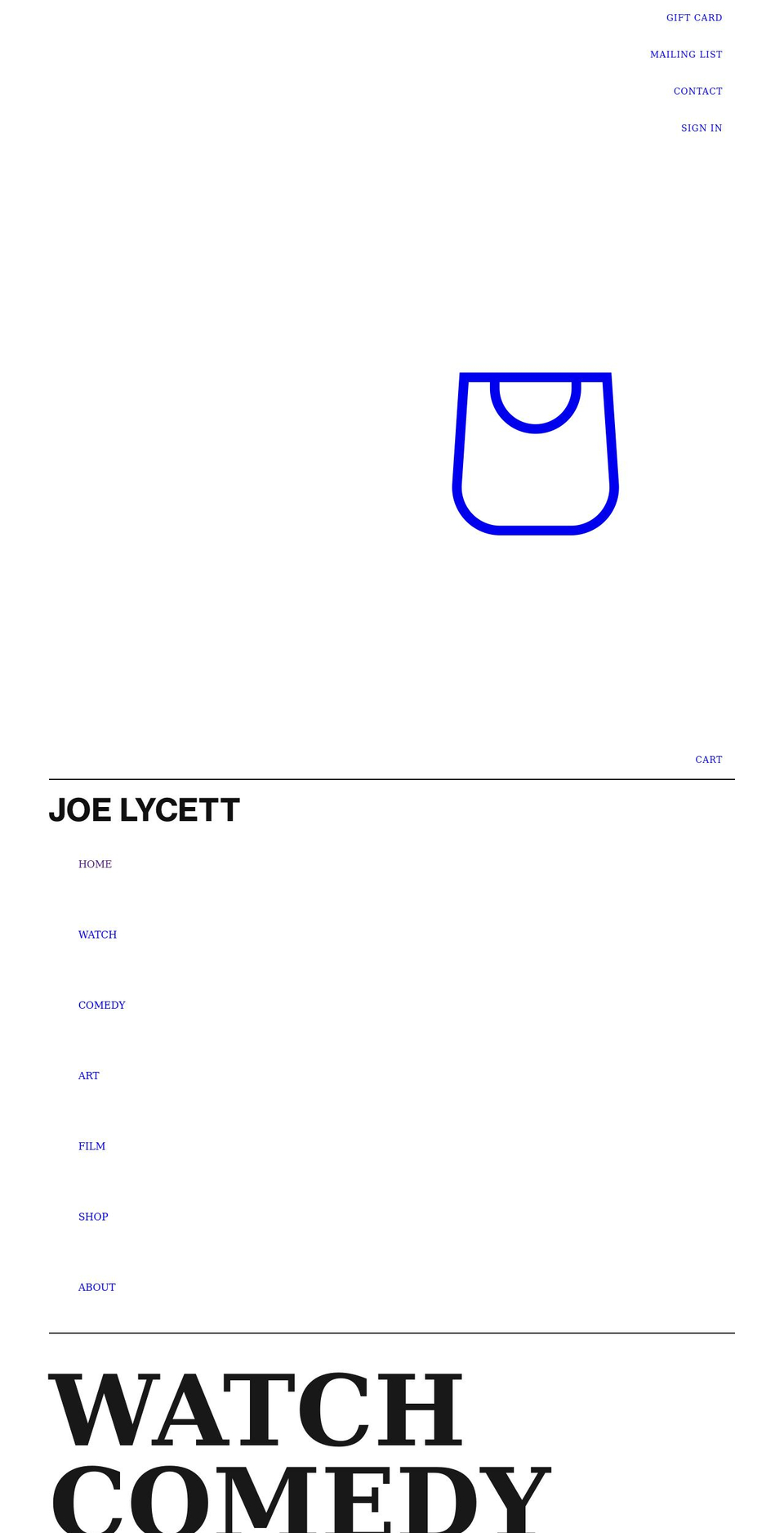 joelycett.com shopify website screenshot