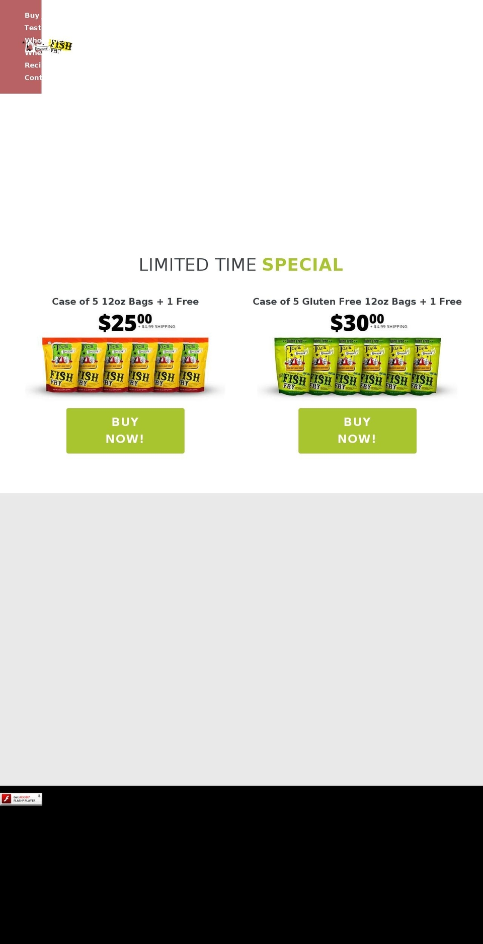 joesgourmet.com shopify website screenshot