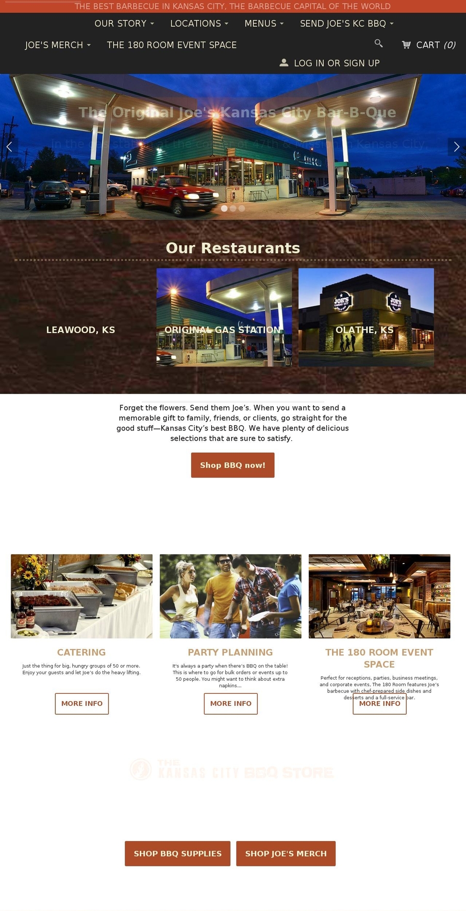 Fluid - checkout update 7\/2\/18 Shopify theme site example joeskansascitybar-b-que.com