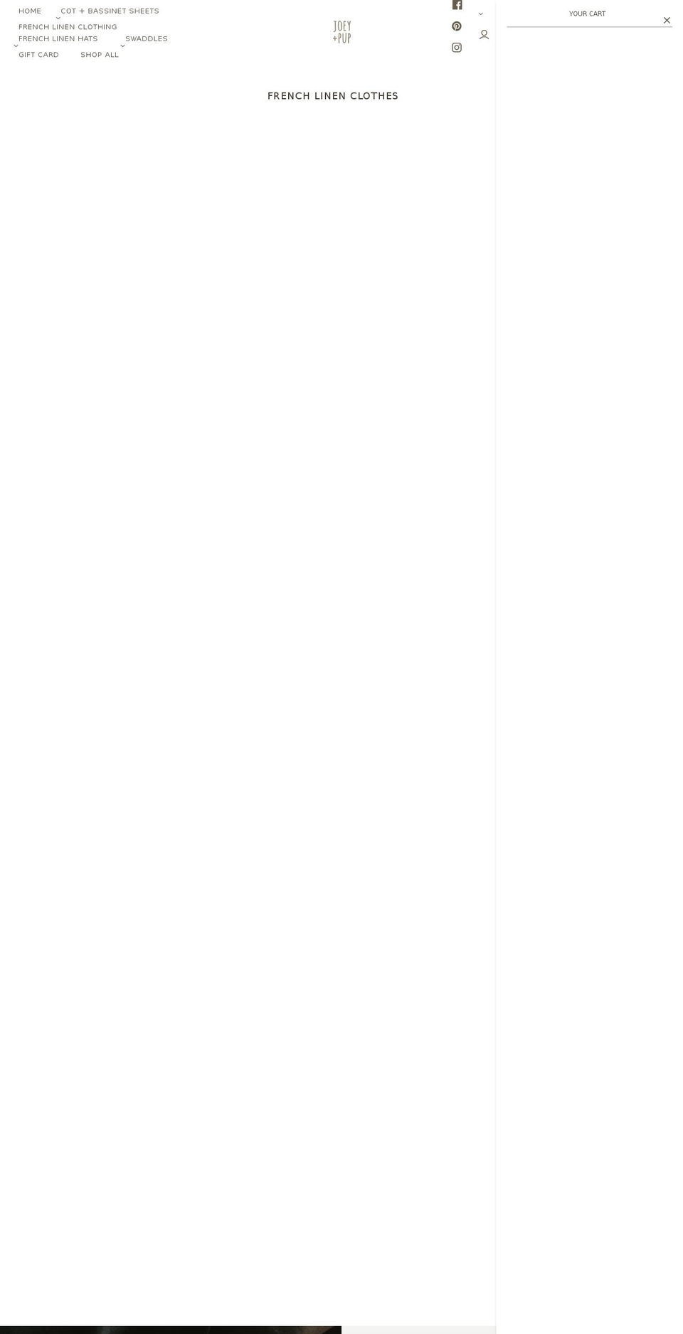 joeyandpup.com shopify website screenshot