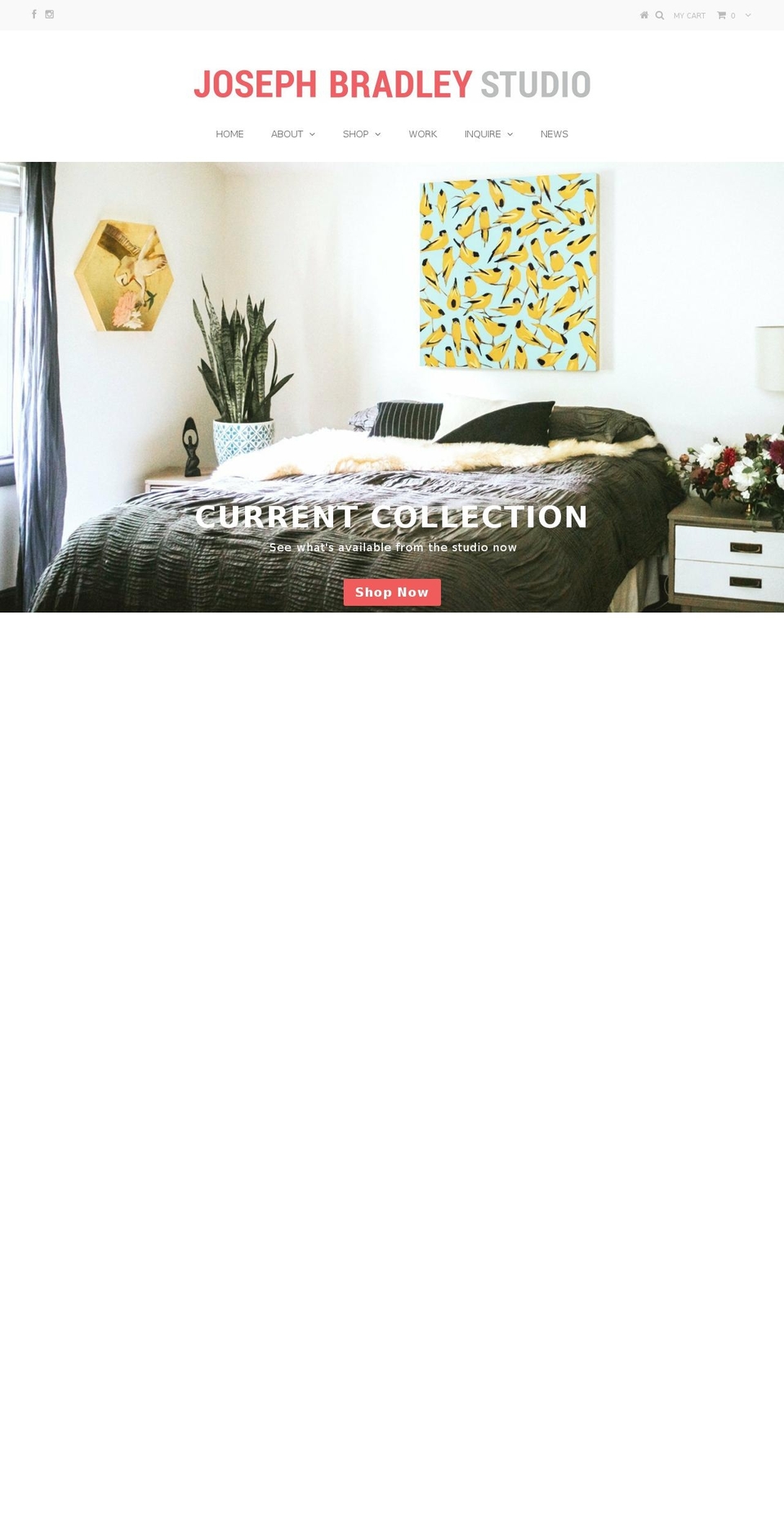 joeybradley.com — Shopify storefront screenshot