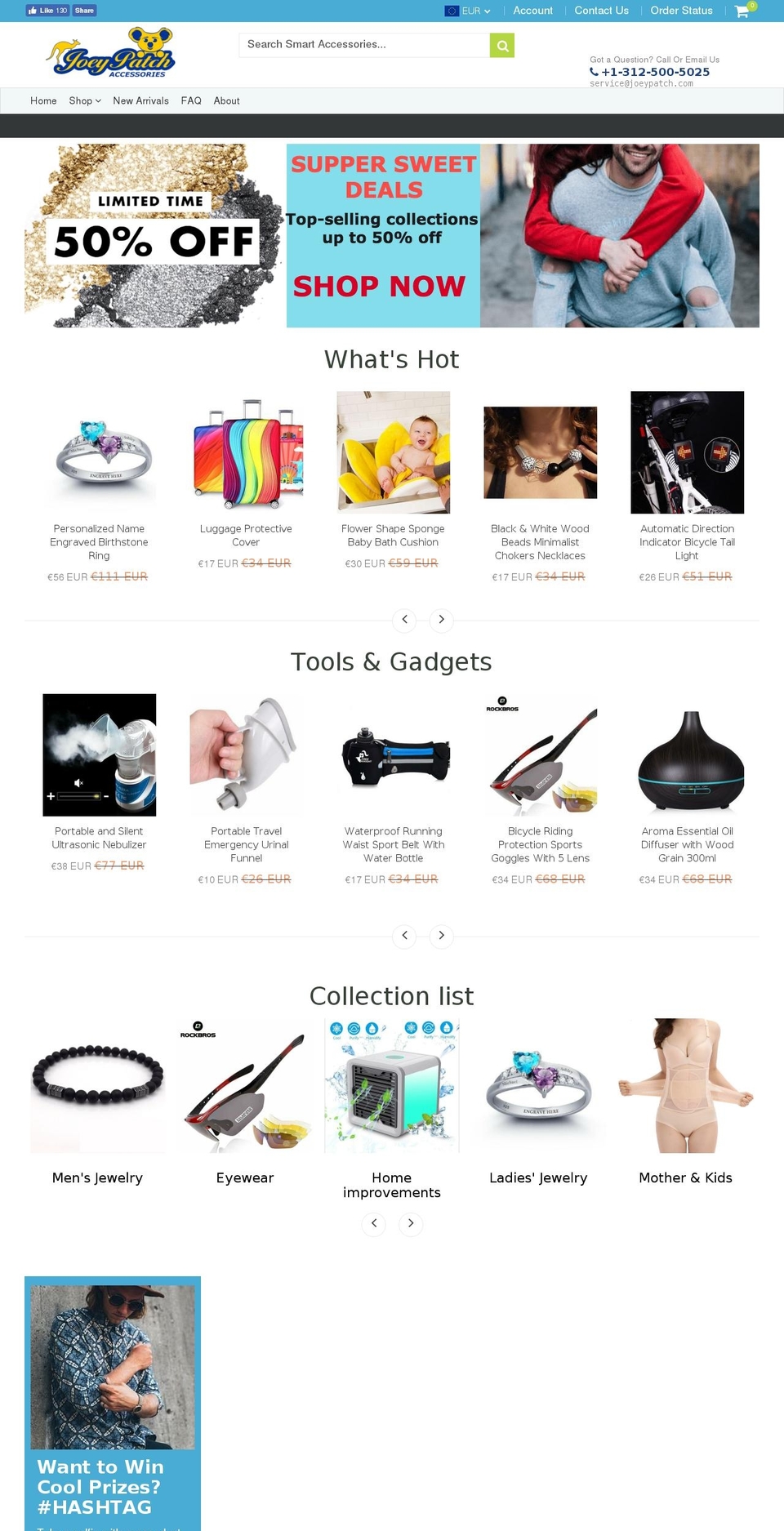 joeypatch.com — Shopify storefront screenshot