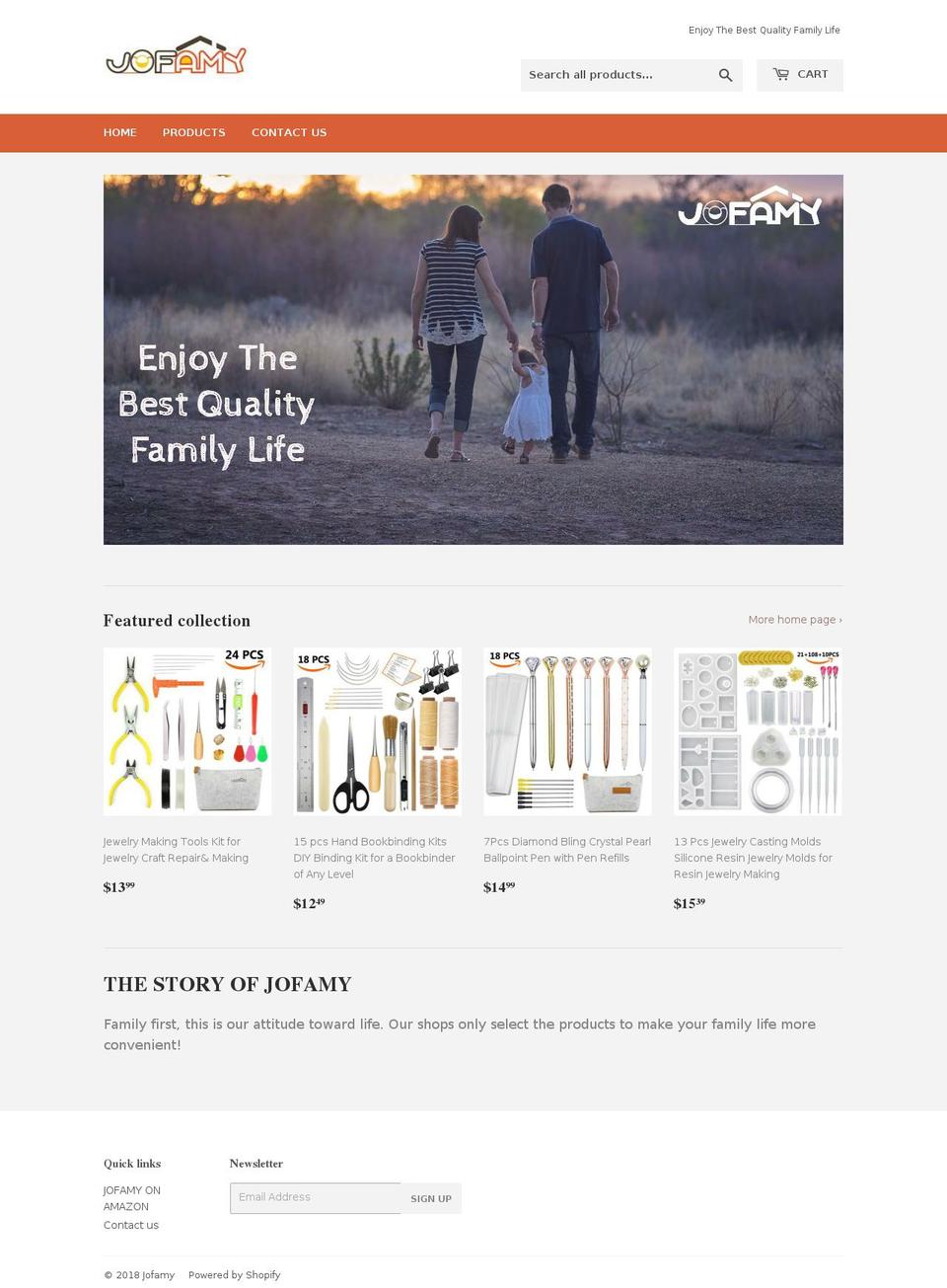jofamy.com — Shopify storefront screenshot