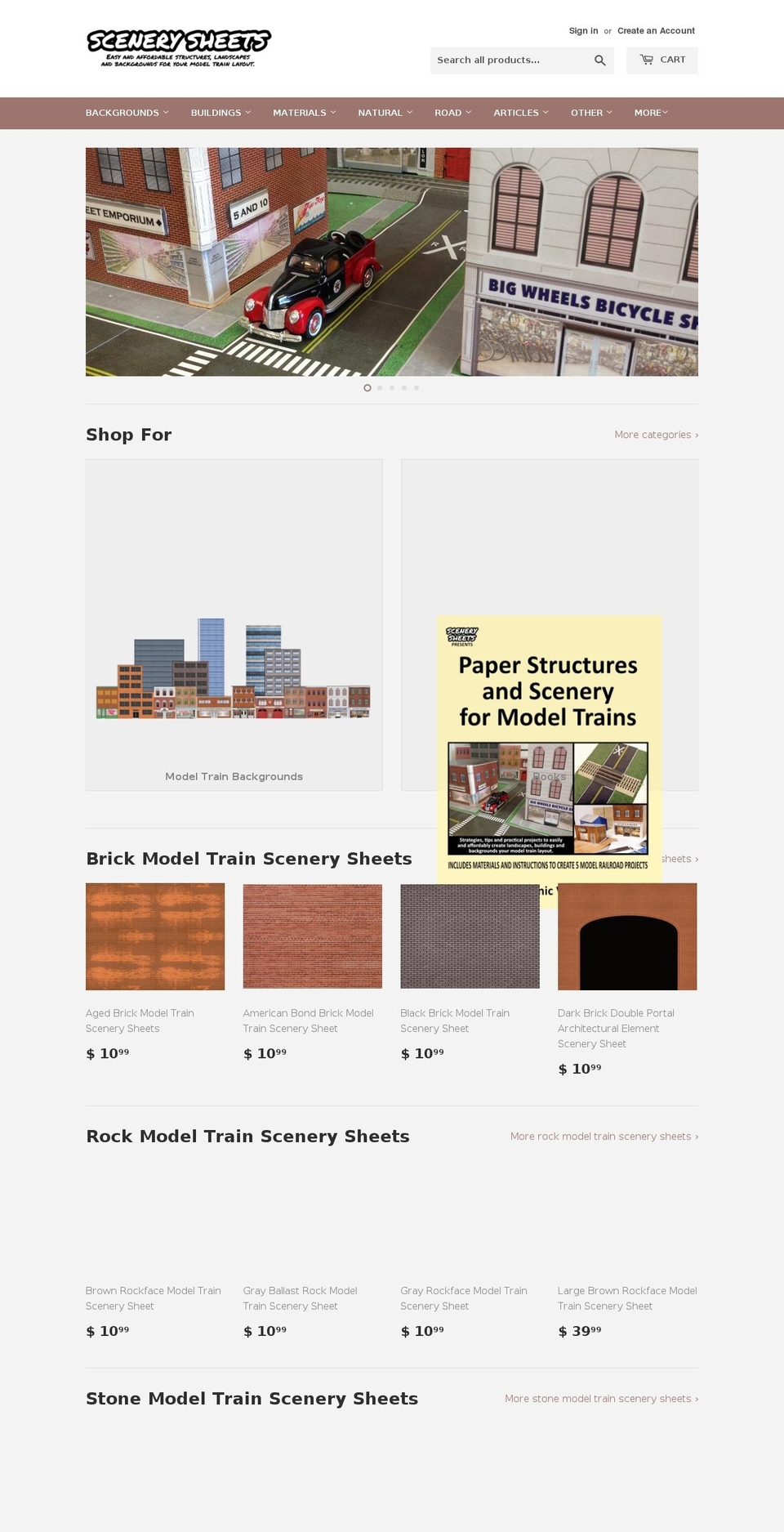 johnbulltrains.com — Shopify storefront screenshot
