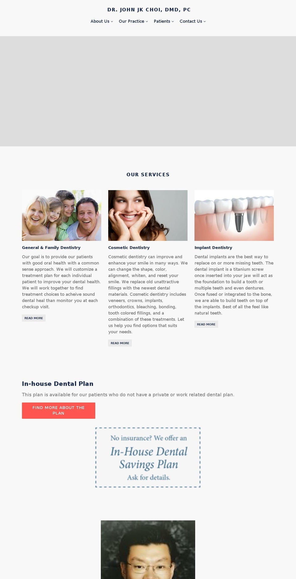 johnchoidmd.com shopify website screenshot