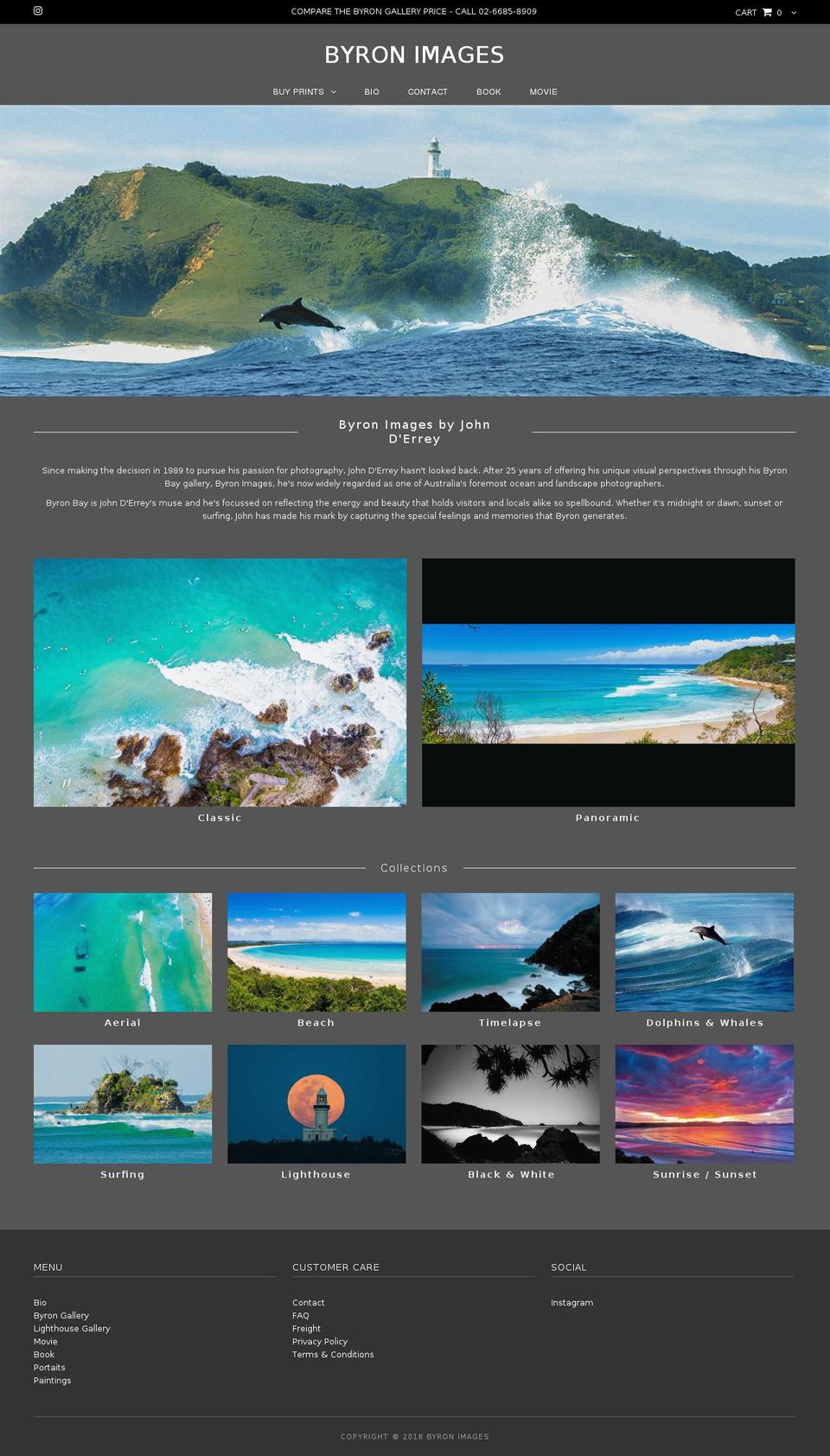 johnderrey.com — Shopify storefront screenshot