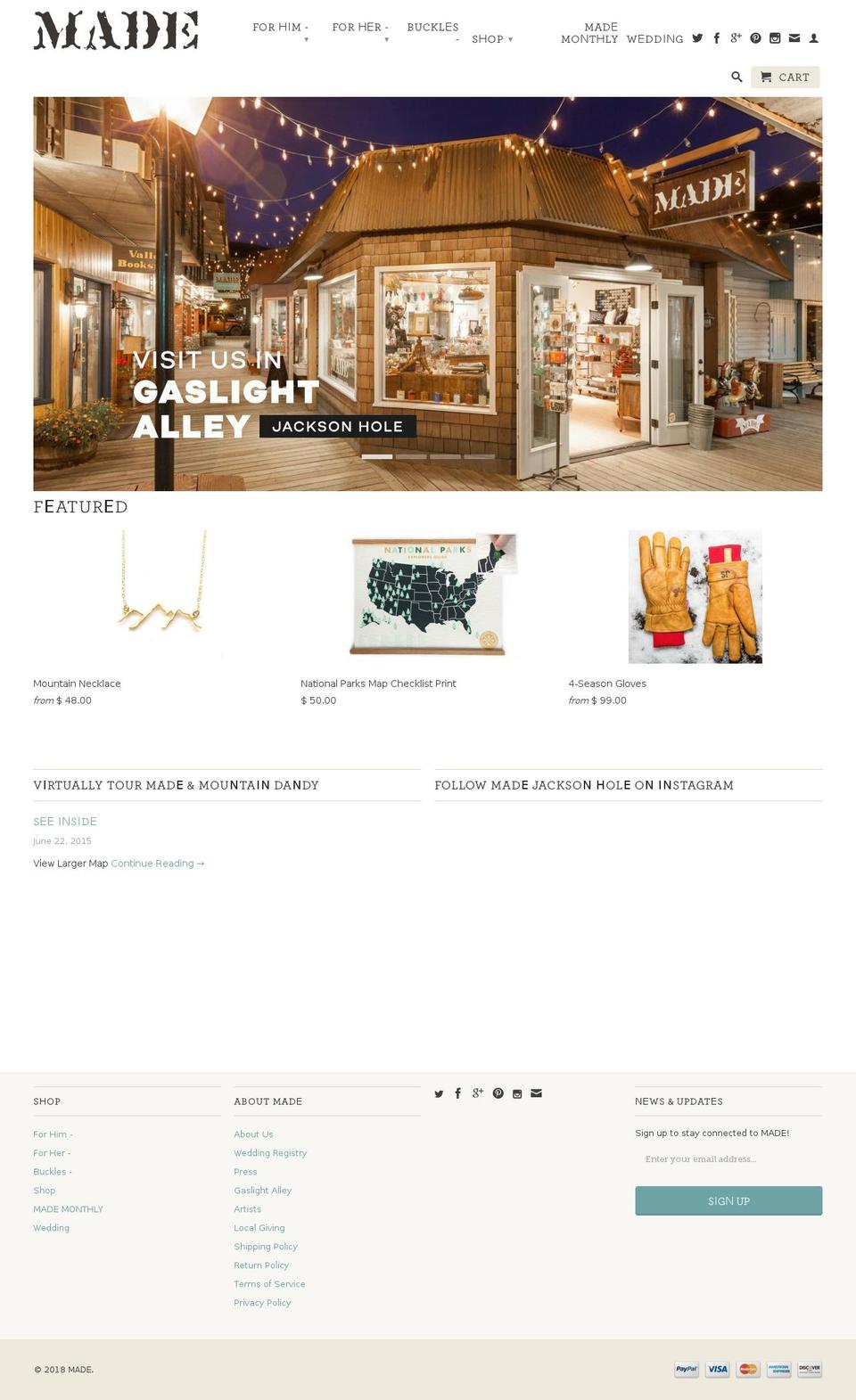 johnfrechette.com — Shopify storefront screenshot