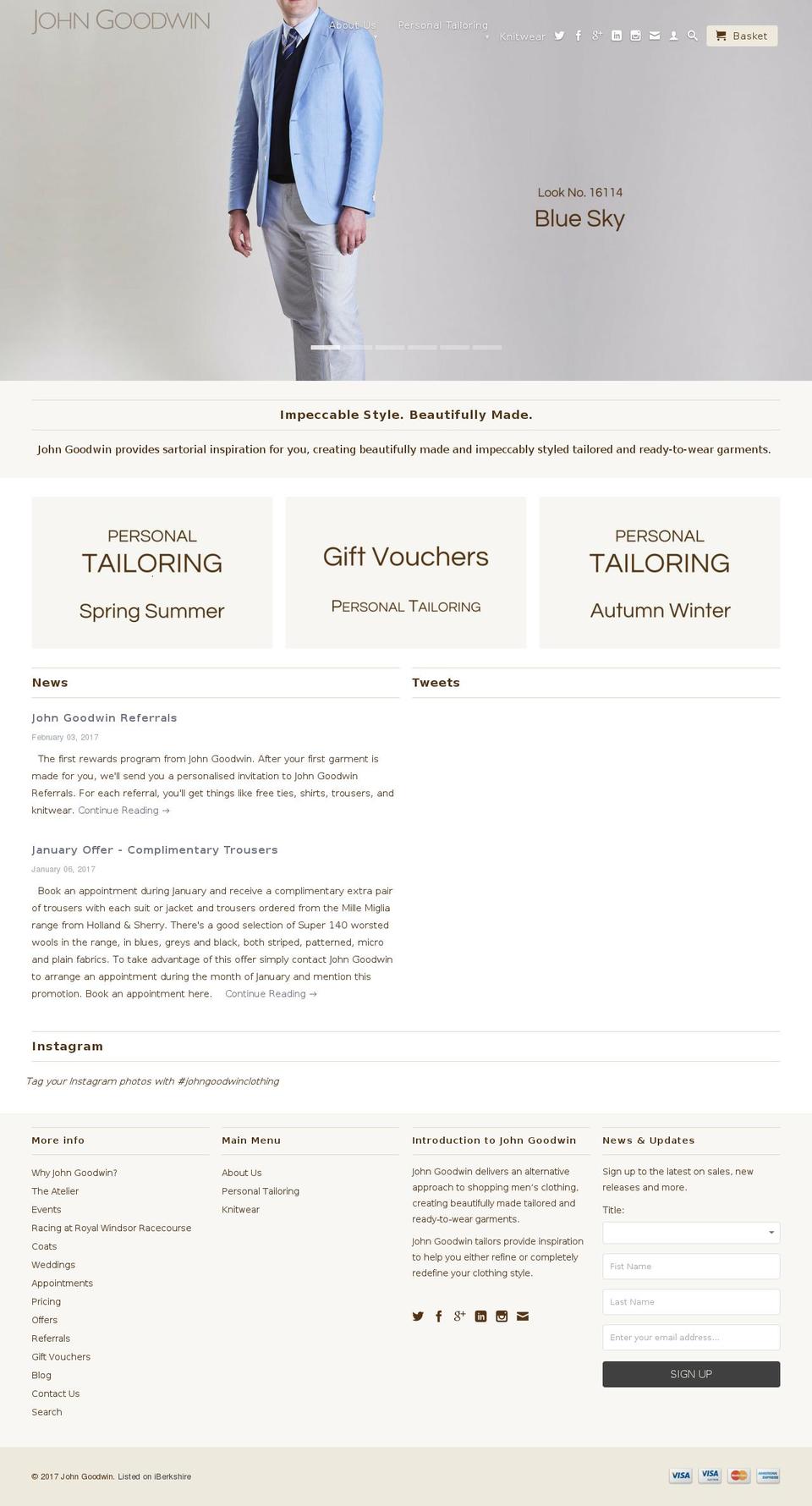 johngoodwin-online.com shopify website screenshot