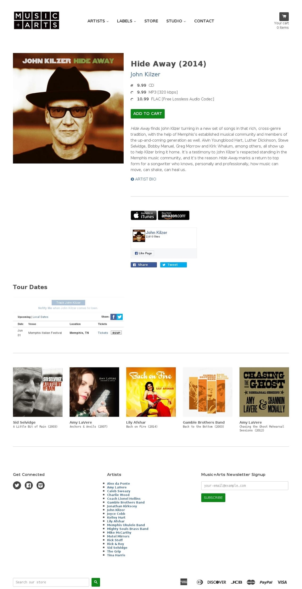 johnkilzer.com shopify website screenshot