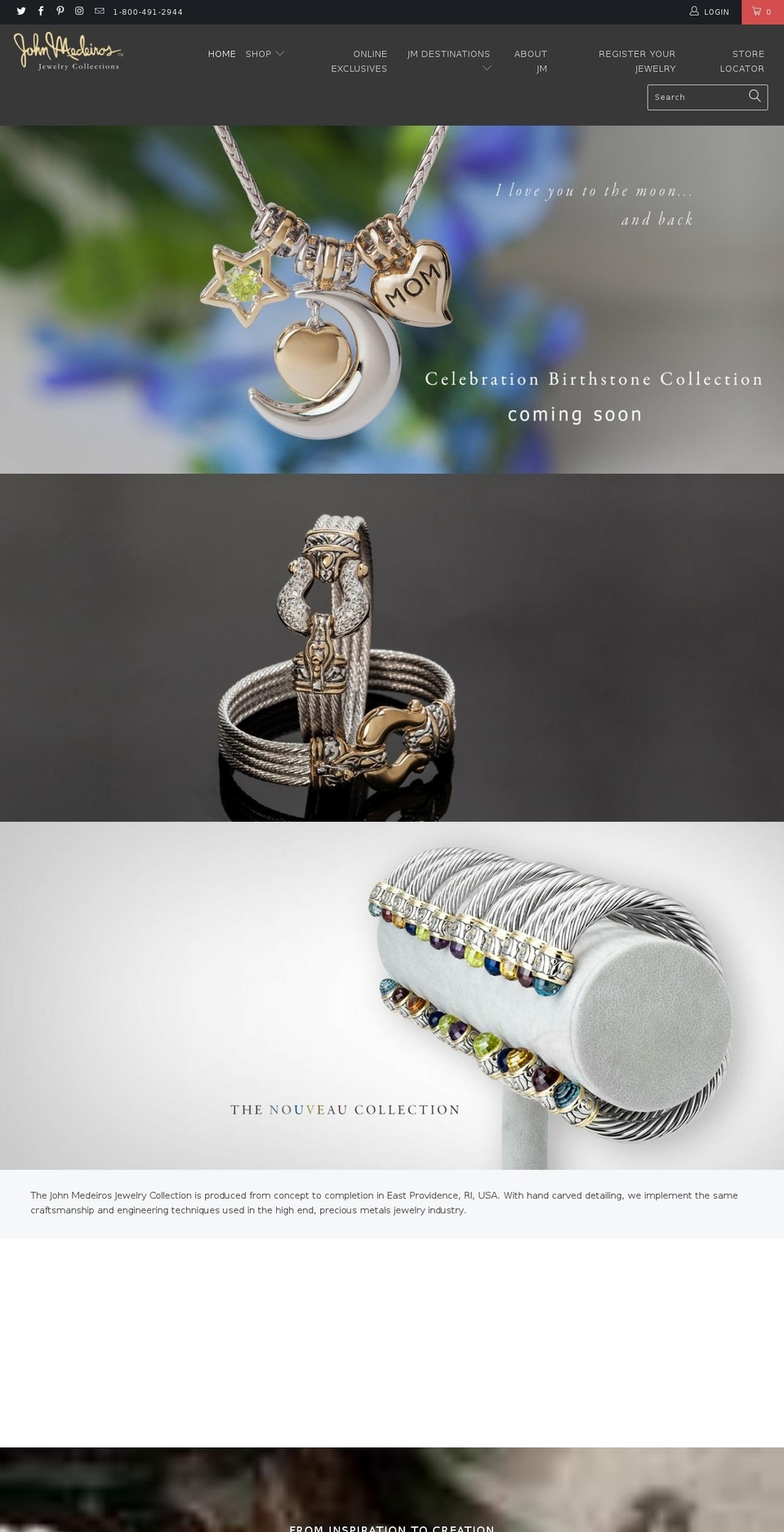 johnmedeiros.com shopify website screenshot