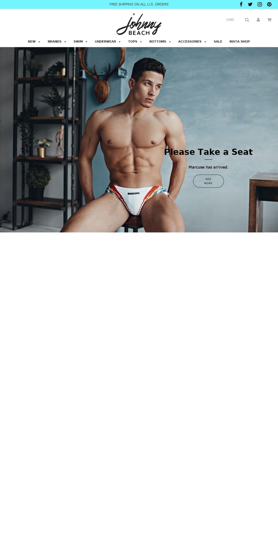 johnnybeachbuns.net shopify website screenshot