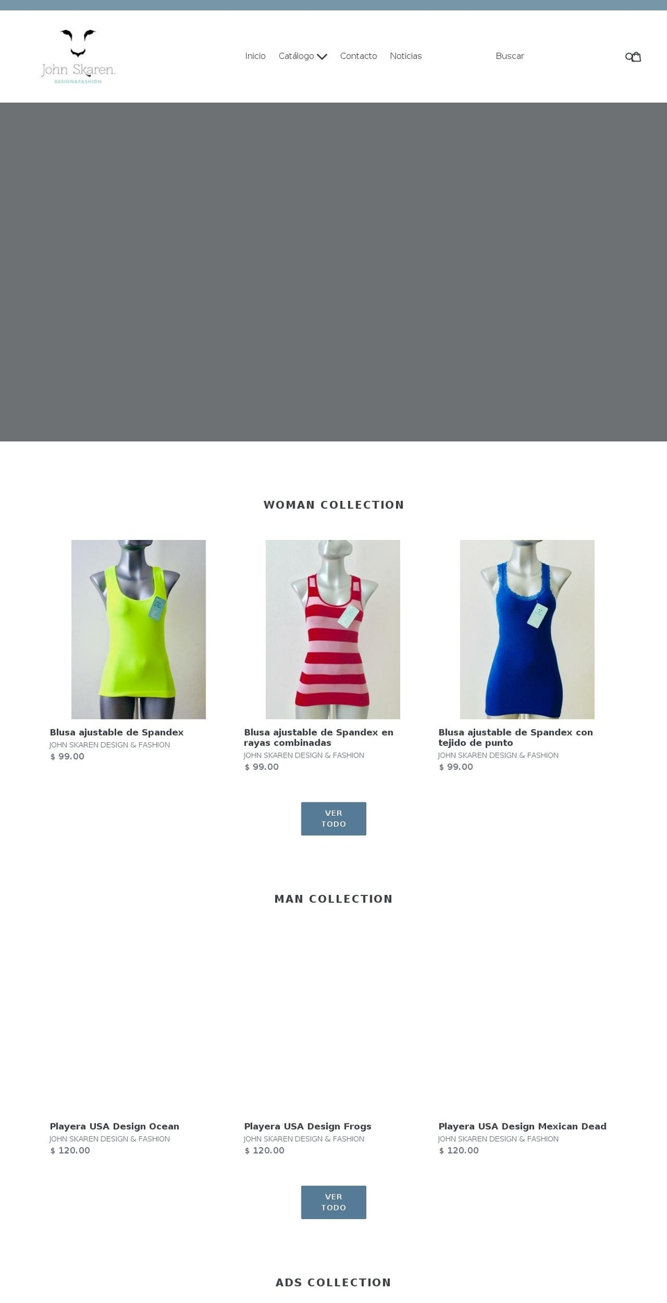 johnskaren.com — Shopify storefront screenshot