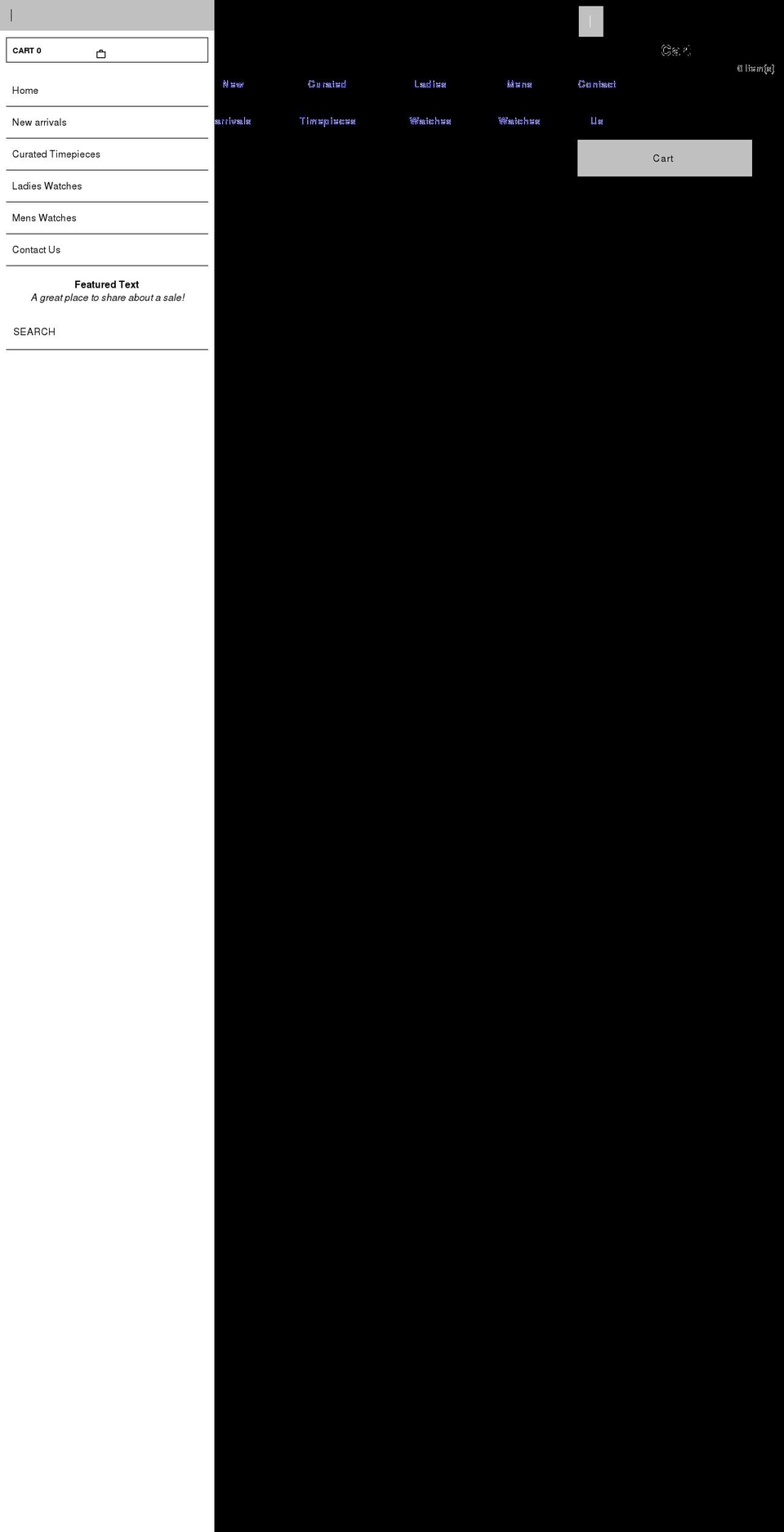 johnywatches.com shopify website screenshot