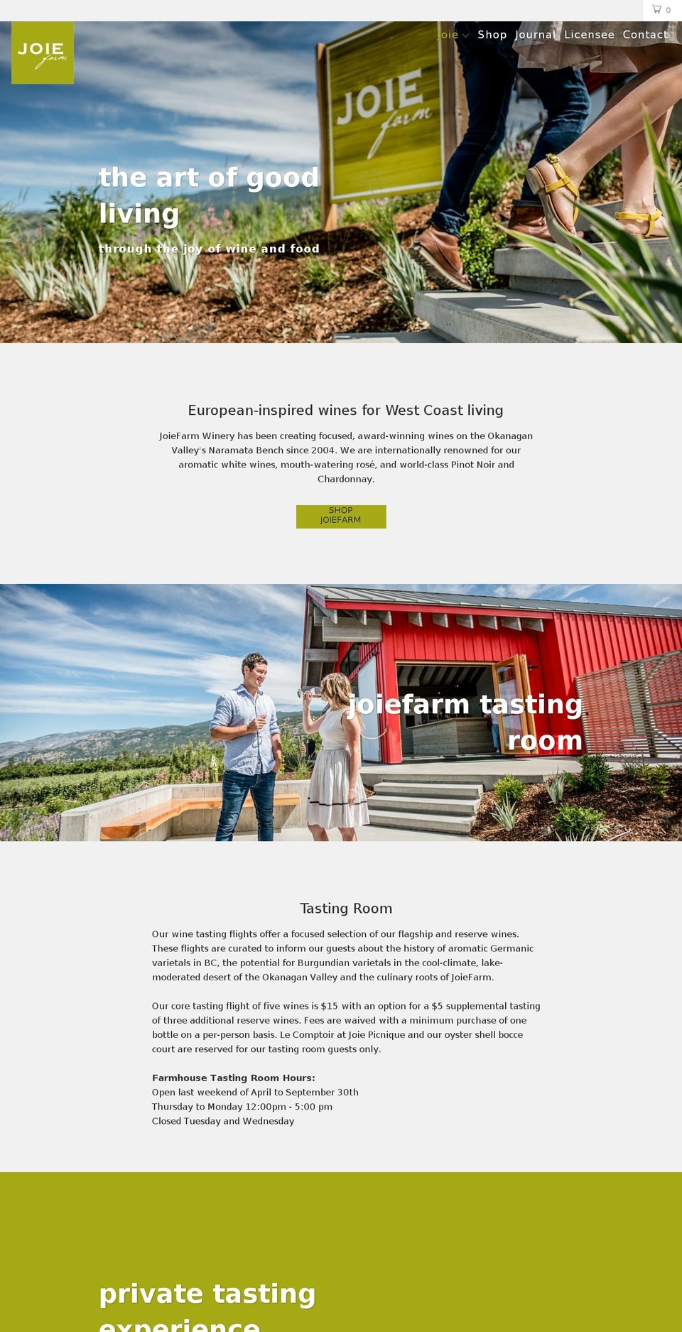 joiefarm.com — Shopify storefront screenshot