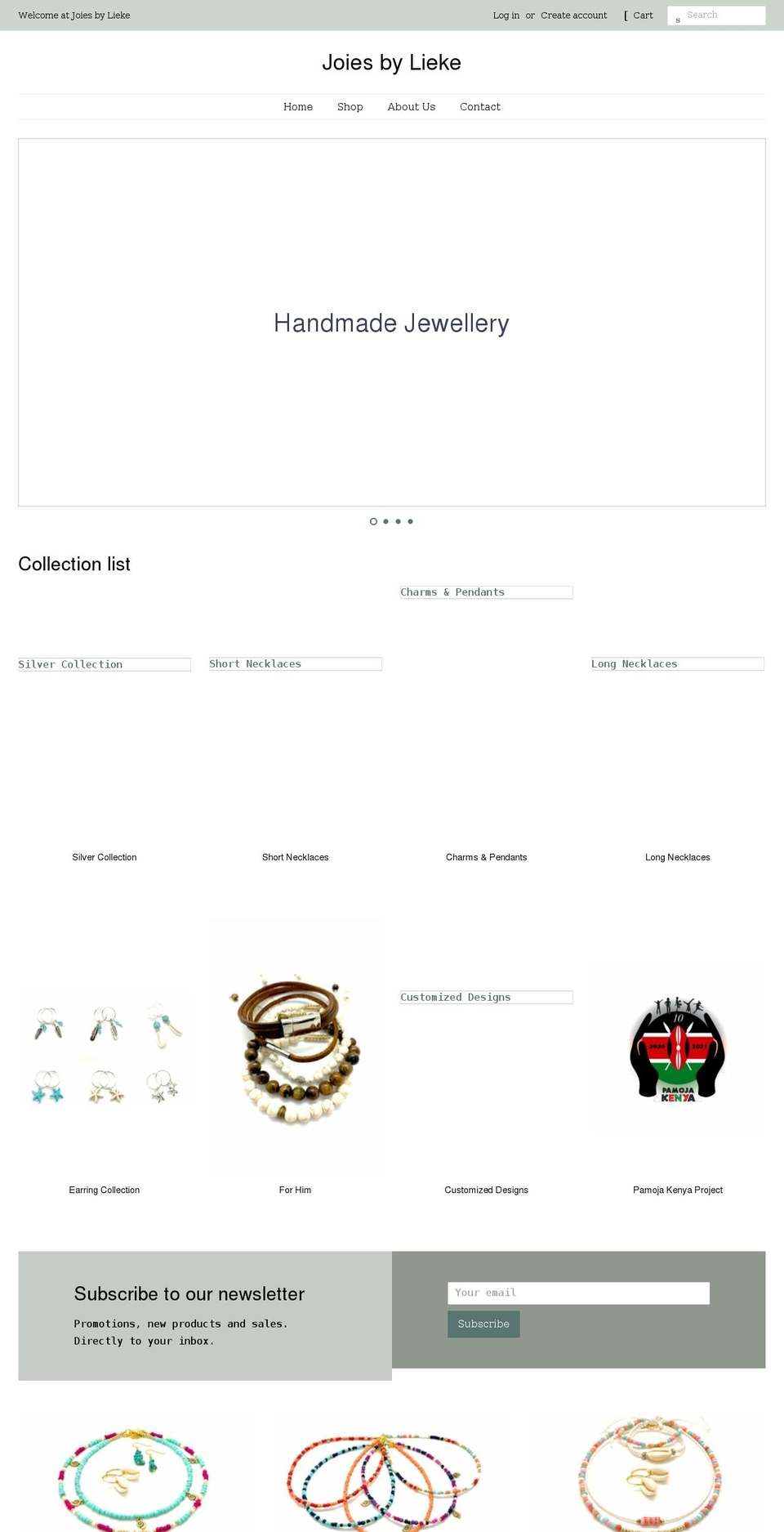 joiesbylieke.com shopify website screenshot