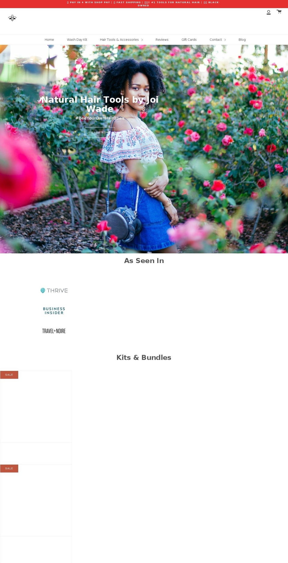 joifulbee.com shopify website screenshot