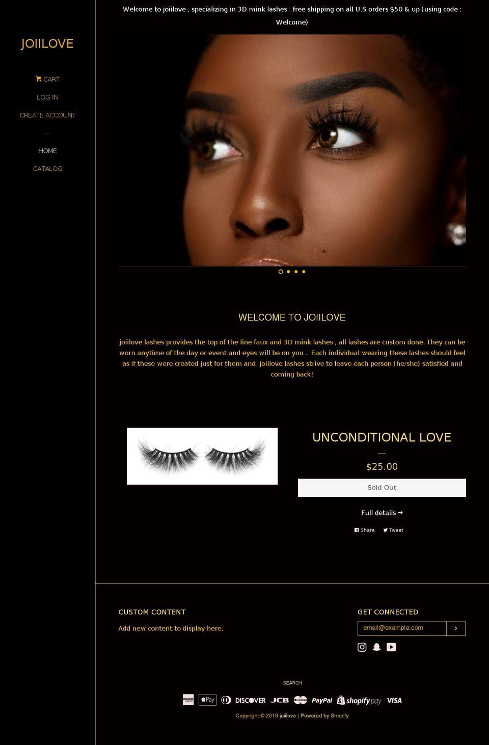 joiilove.com — Shopify storefront screenshot
