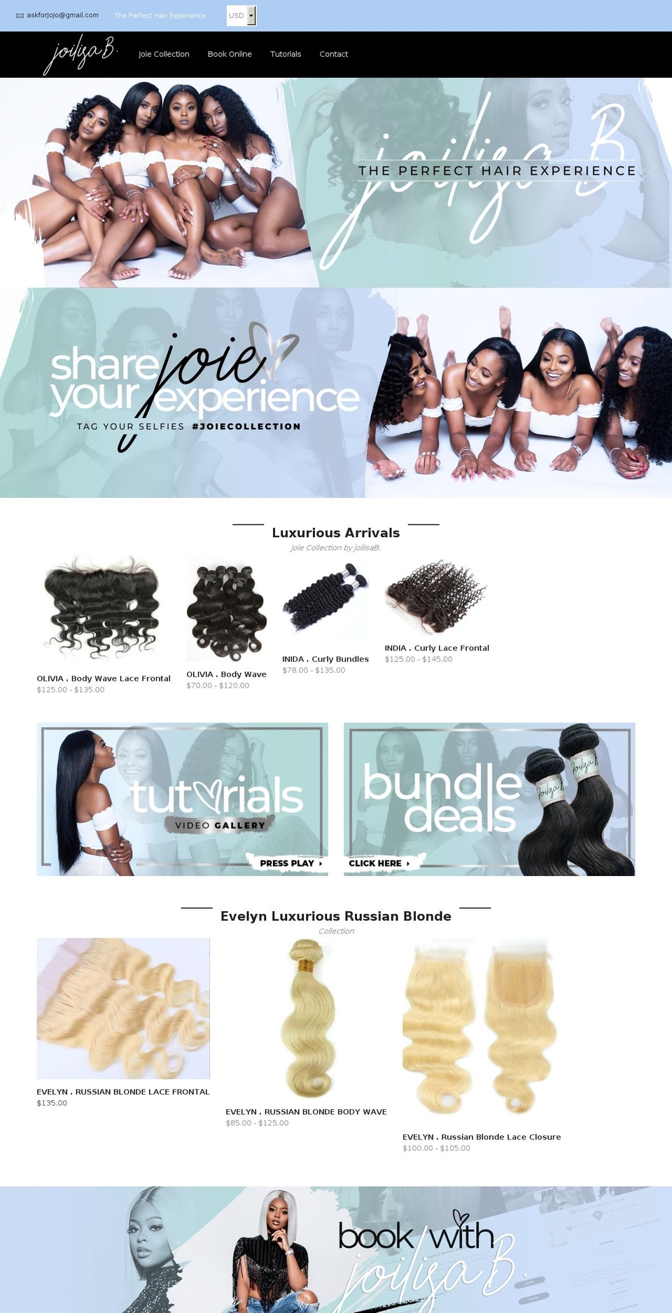joilisab.com — Shopify storefront screenshot