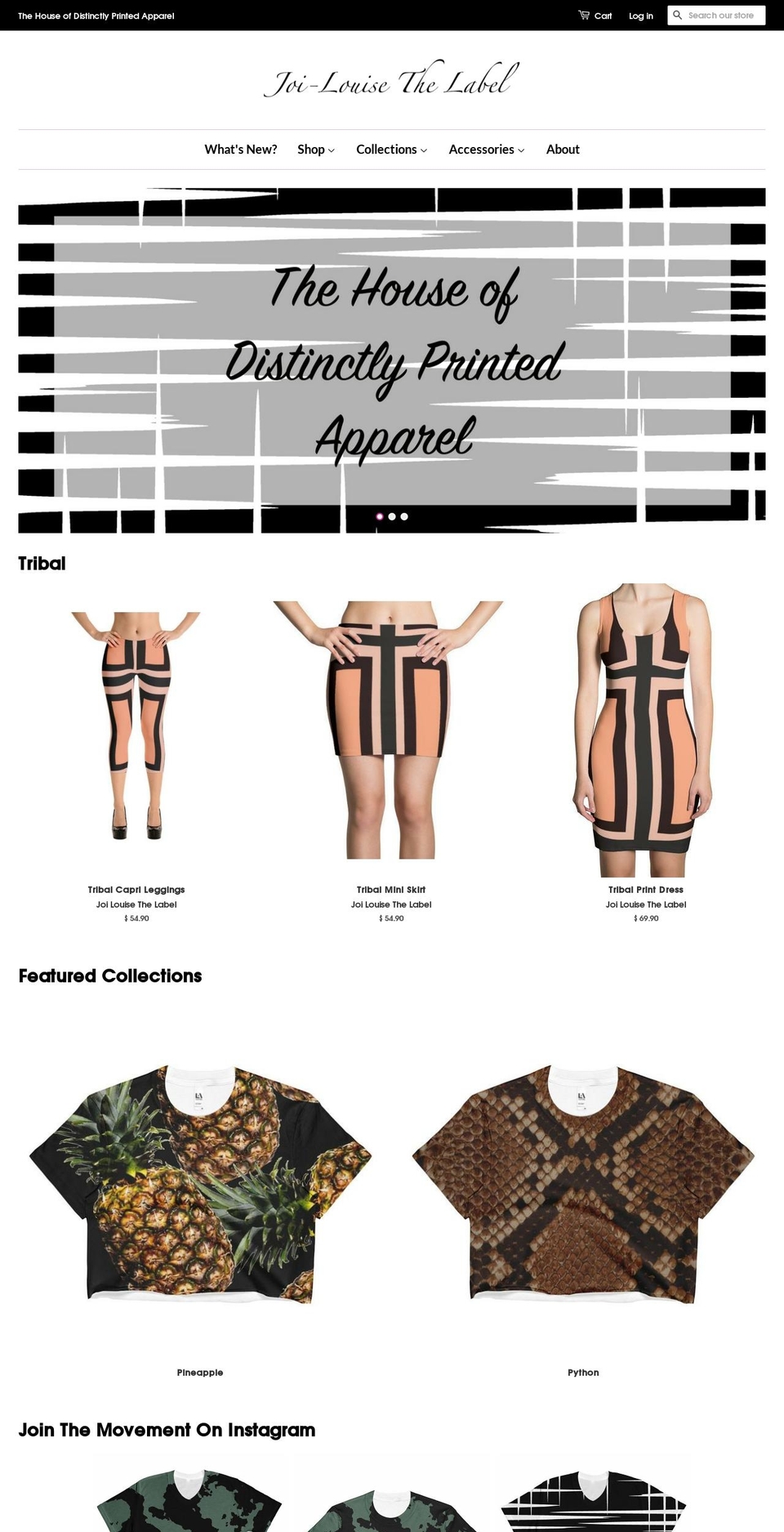 joilouisethelabel.com shopify website screenshot