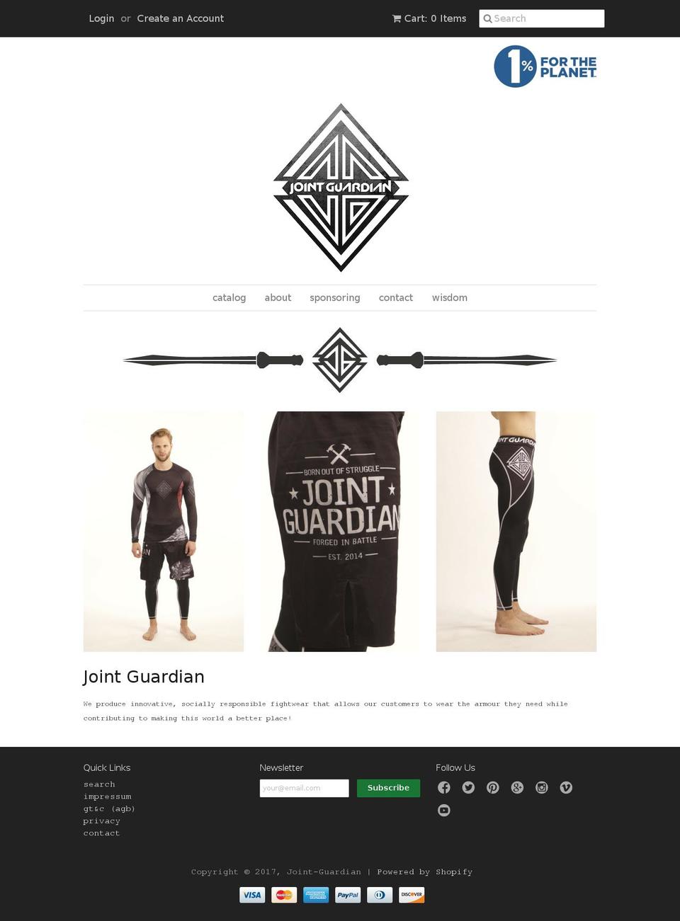 joint-guardian.com shopify website screenshot