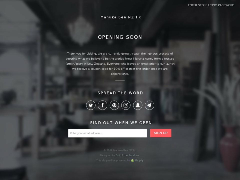 jointhebeehive.com — Shopify storefront screenshot