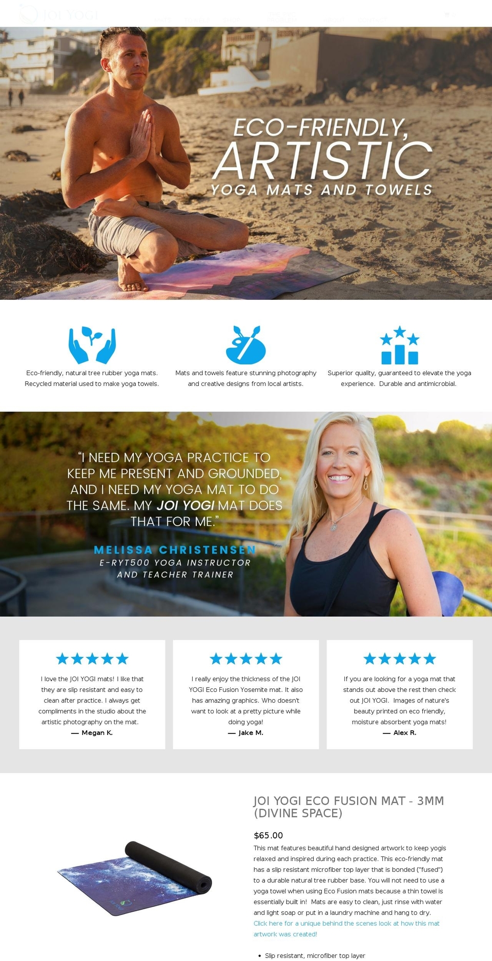 joiyogi.com — Shopify storefront screenshot