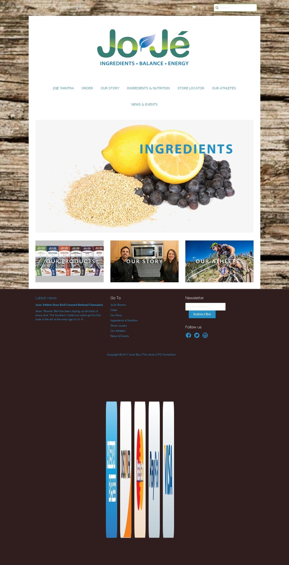 jojebar.com shopify website screenshot