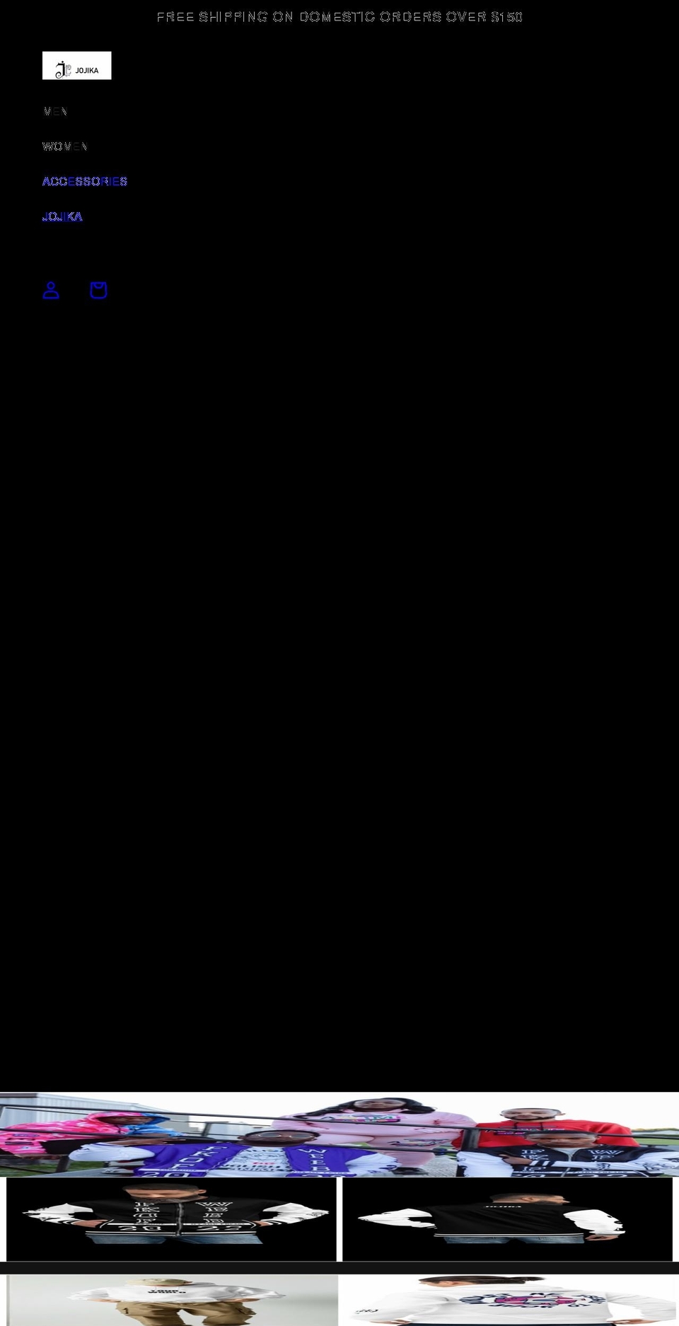 jojika.com shopify website screenshot