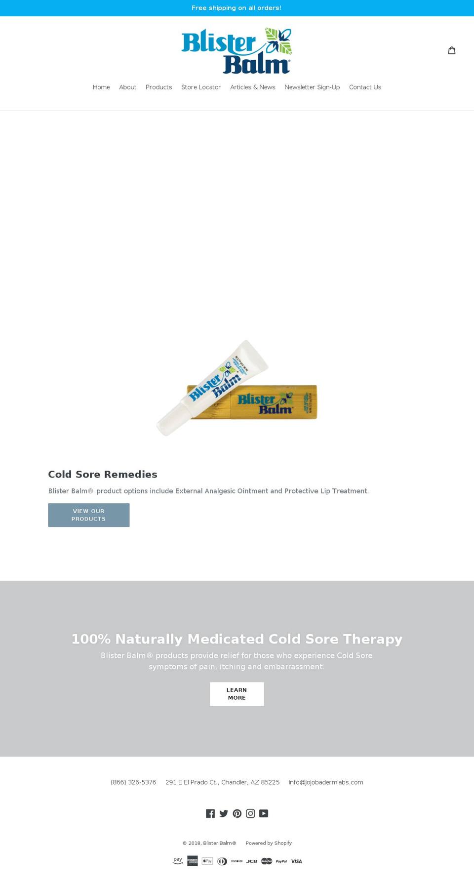 jojobadermlabs.com — Shopify storefront screenshot
