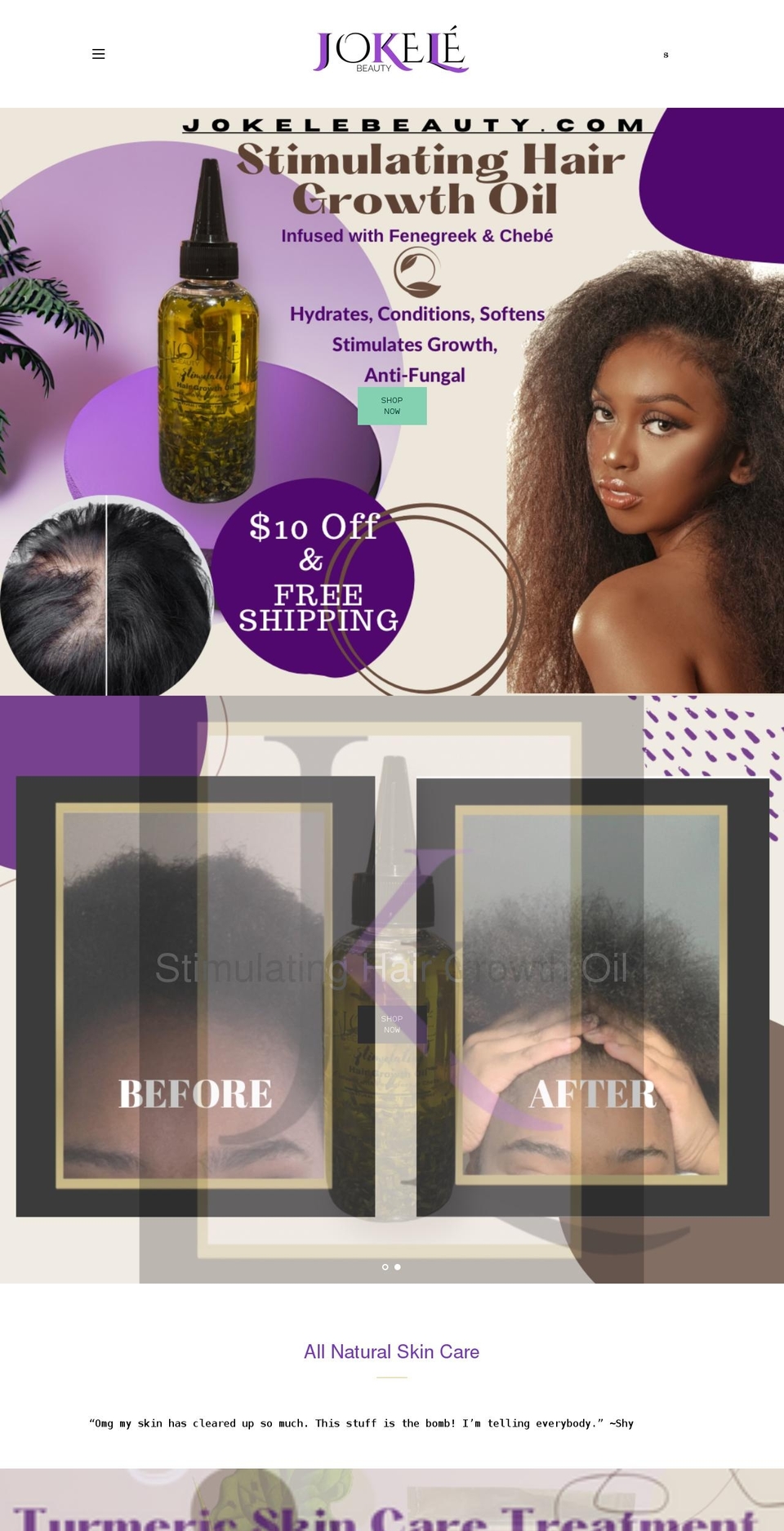 jokelebeauty.com shopify website screenshot