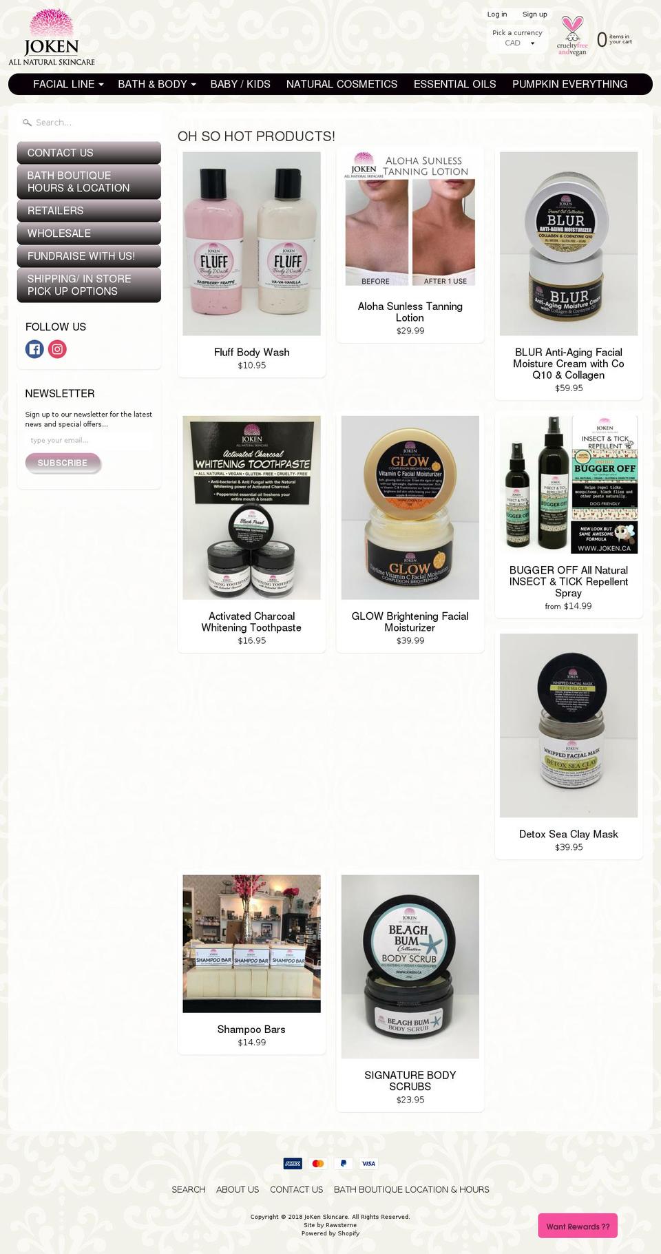 joken.ca shopify website screenshot