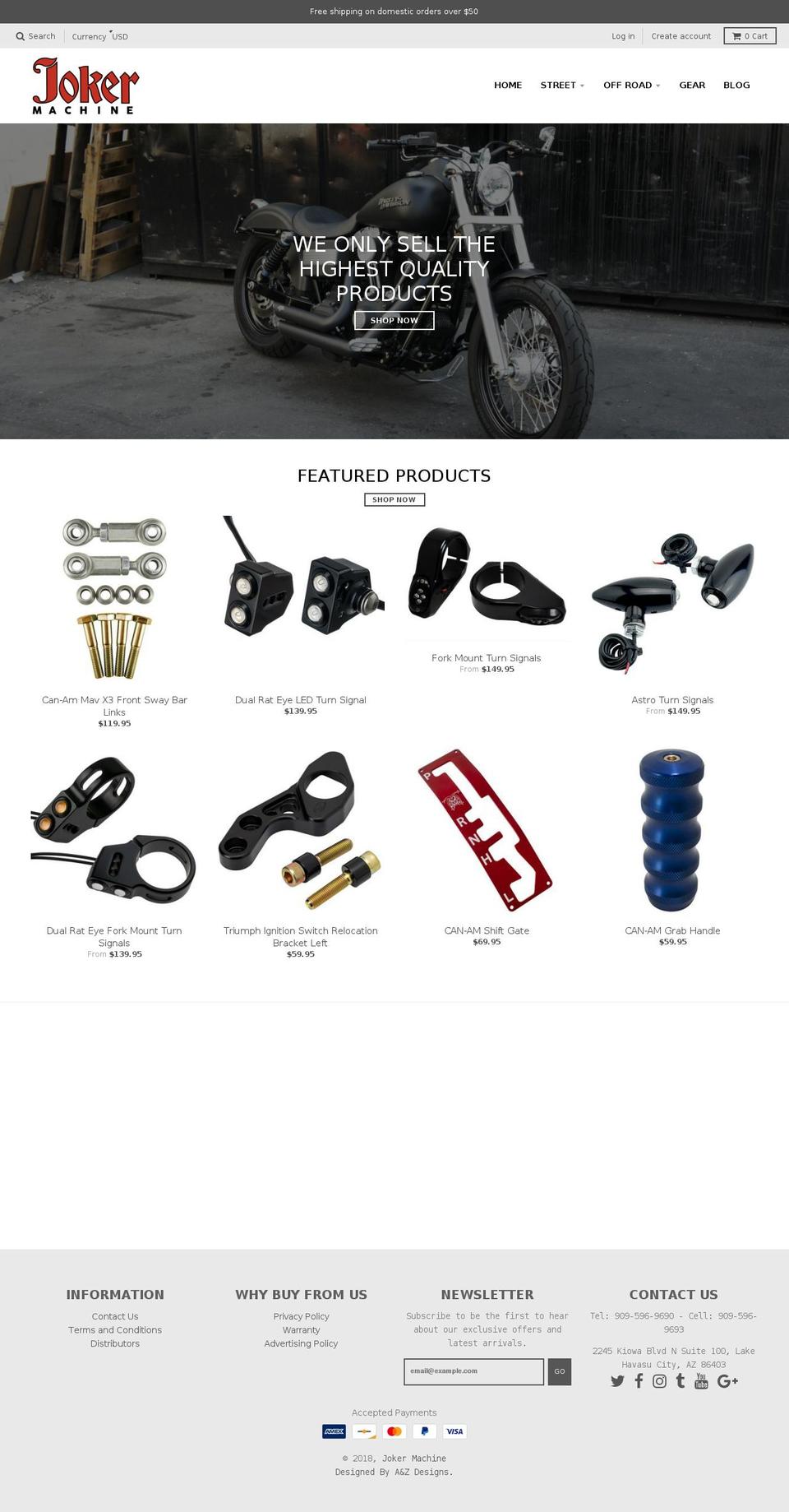 jokermachine.com shopify website screenshot