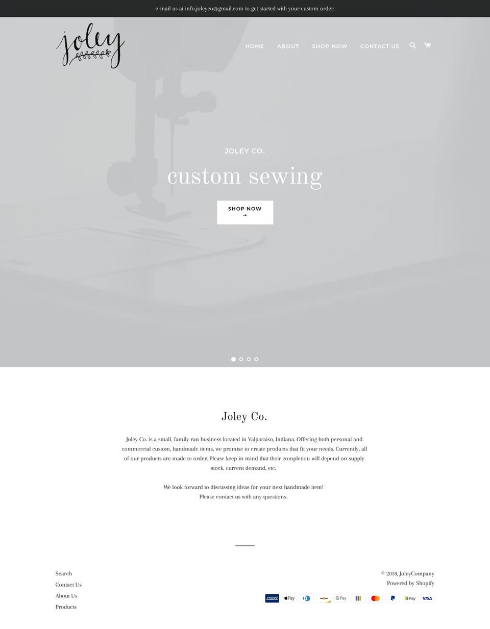 joleyco.com — Shopify storefront screenshot
