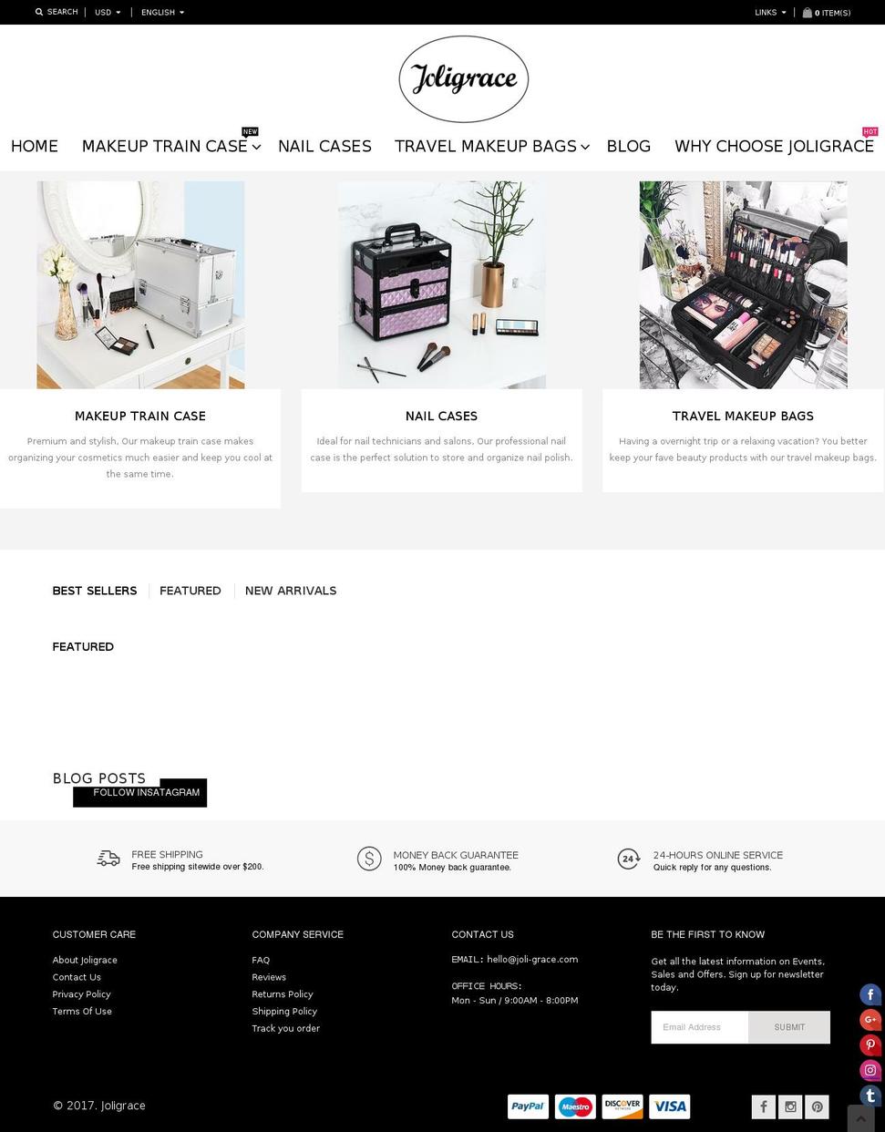 joli-grace.com — Shopify storefront screenshot