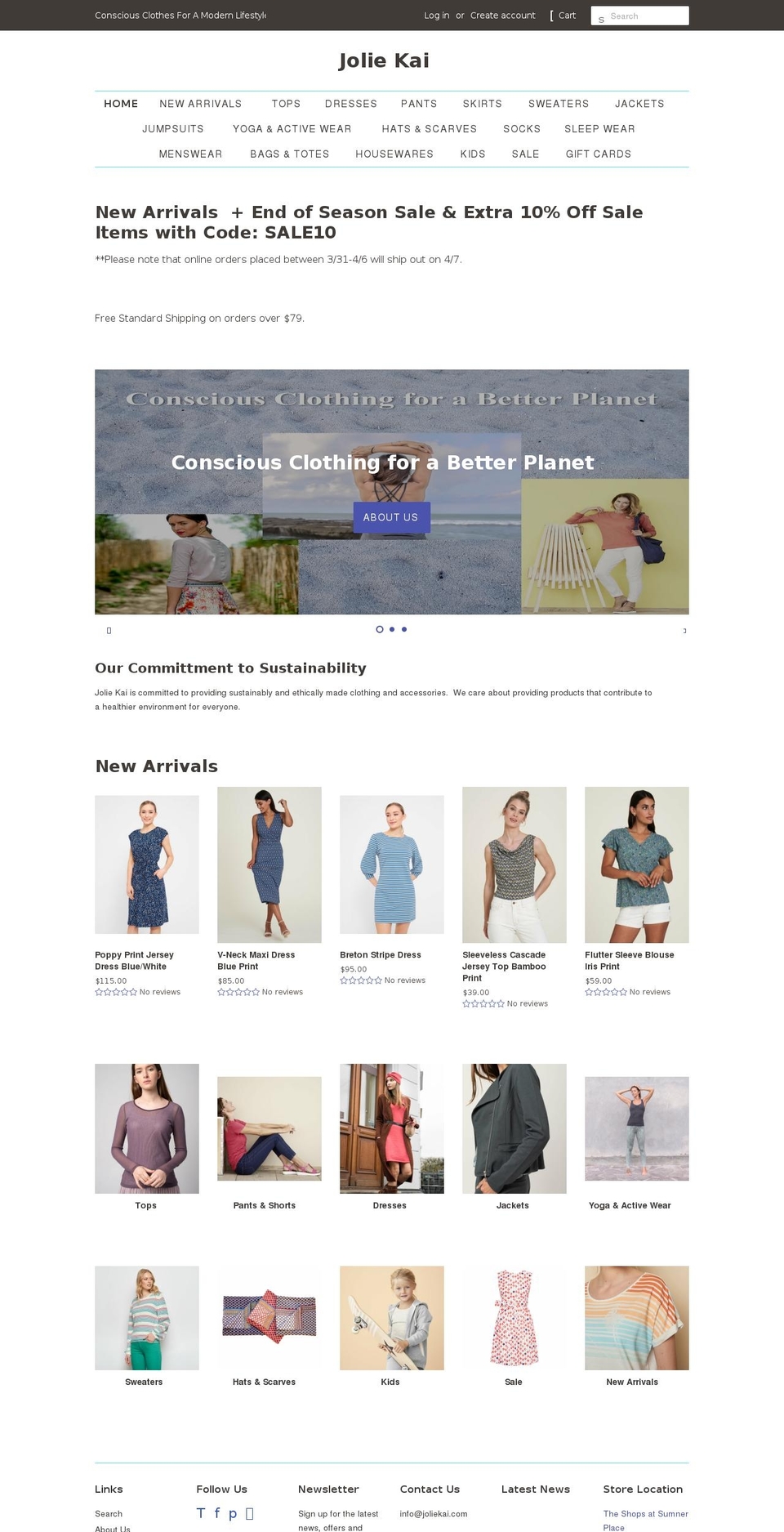 joliekai.com shopify website screenshot